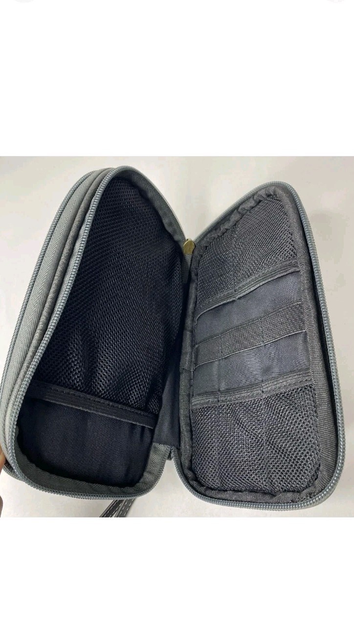 Frye and Co. Vegan Leather Tech Storage Case 2-Zip Sections Unisex