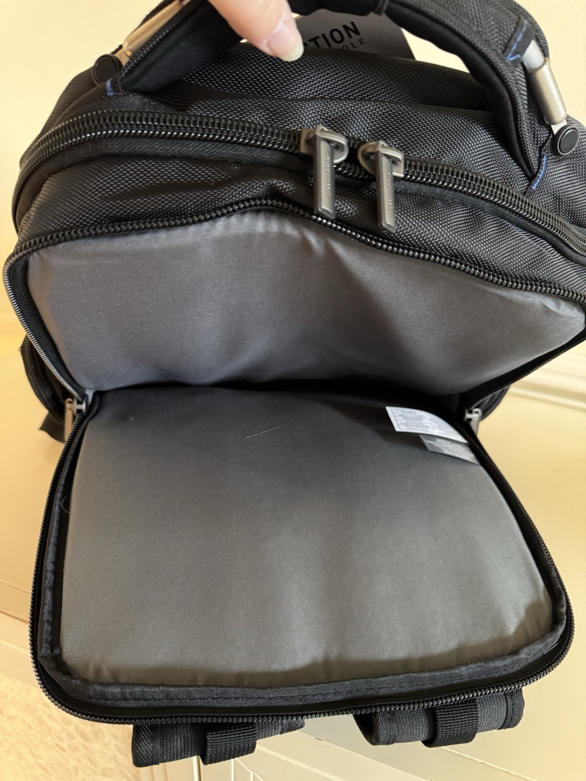 Kenneth Cole Multi Compartment Laptop Backpack For School, Work, Travel, Sports