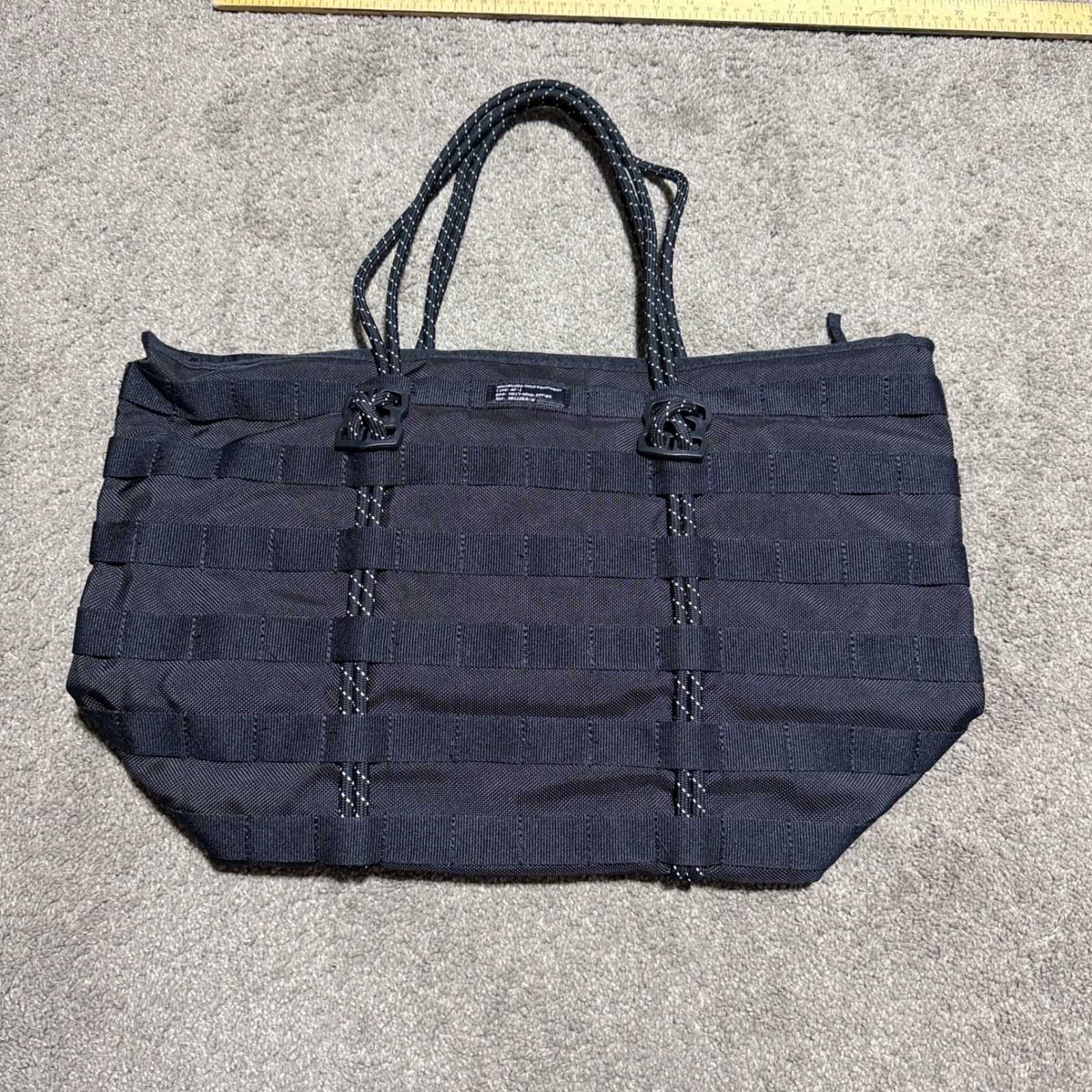 Nike AF-1 Winterized Issue Equipment Tote Bag Black Tactical MOLLE BA4967-010