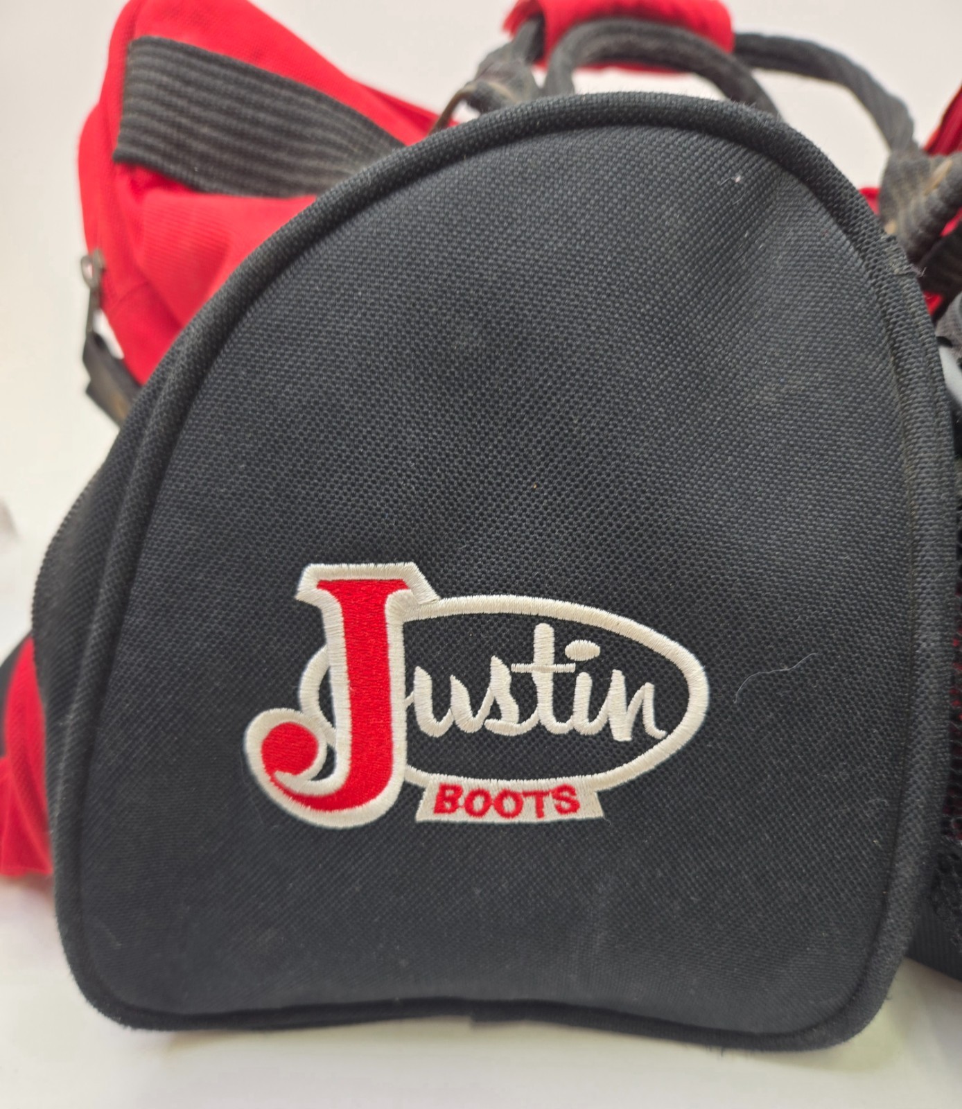 Justin Boots Wrangler NFR Rodeo Duffel Bag 2002 Las Vegas 20x12x12