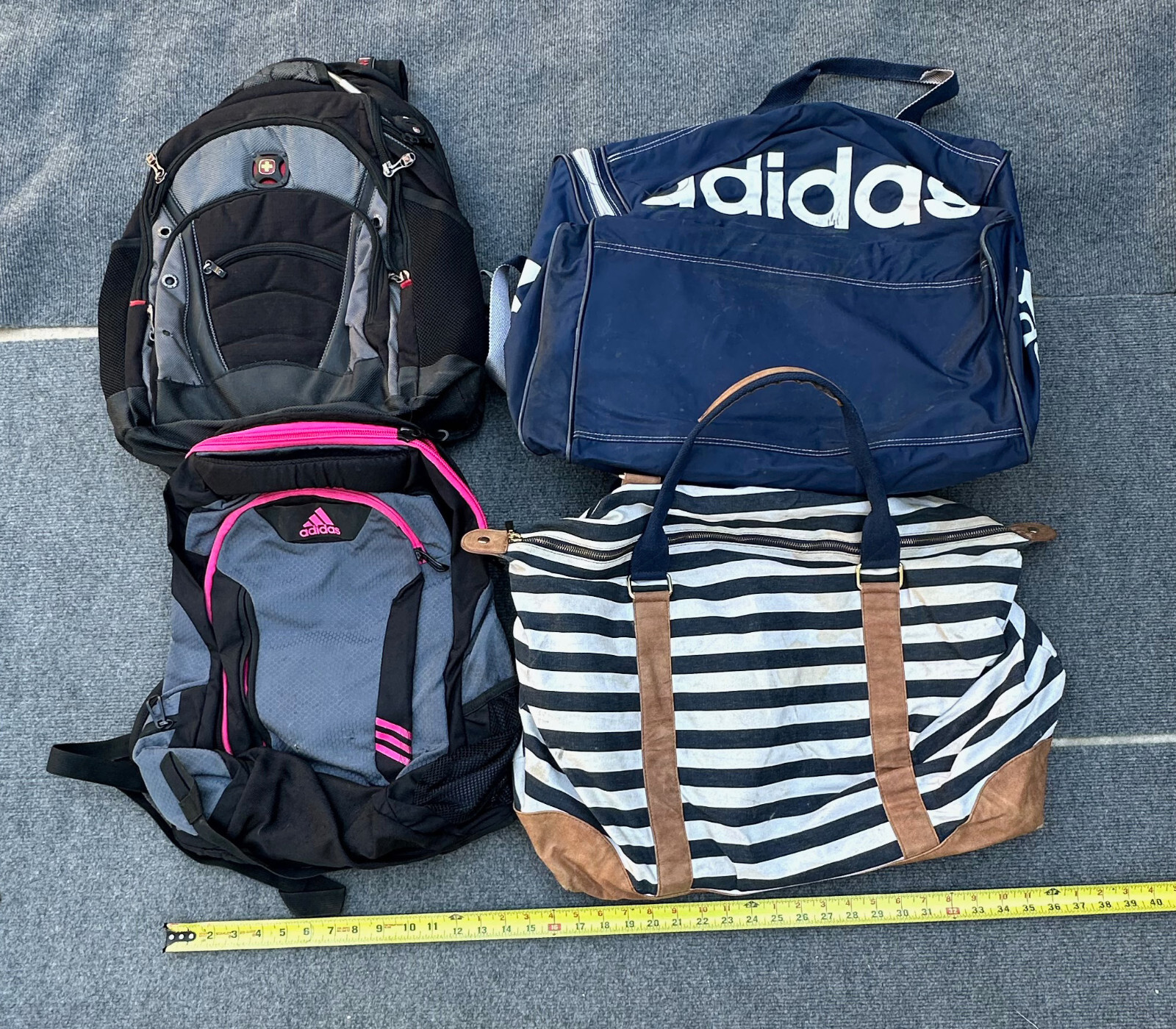 Lot of 33 Bags Backpacks Mixed Sizes.