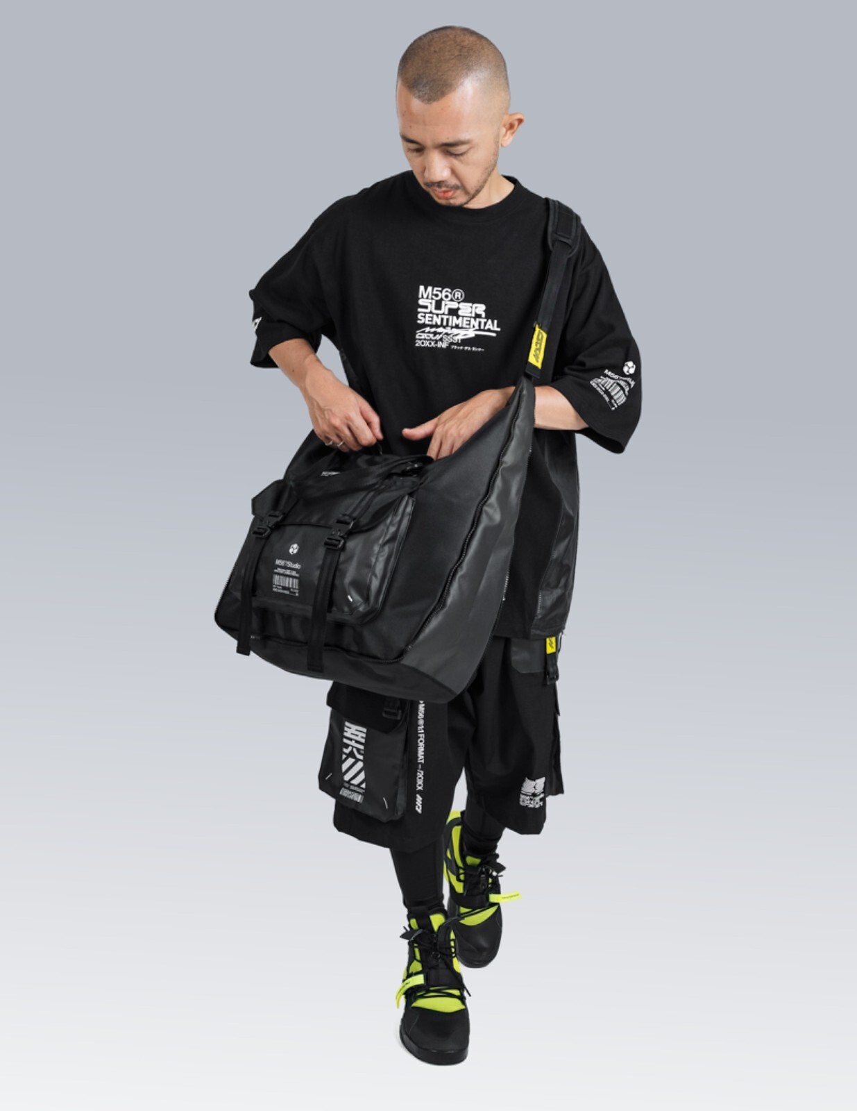 Machine56 x SSST Animachronic LUNAR/OEM-01 Lunar | messenger Crossbody Sling Bag