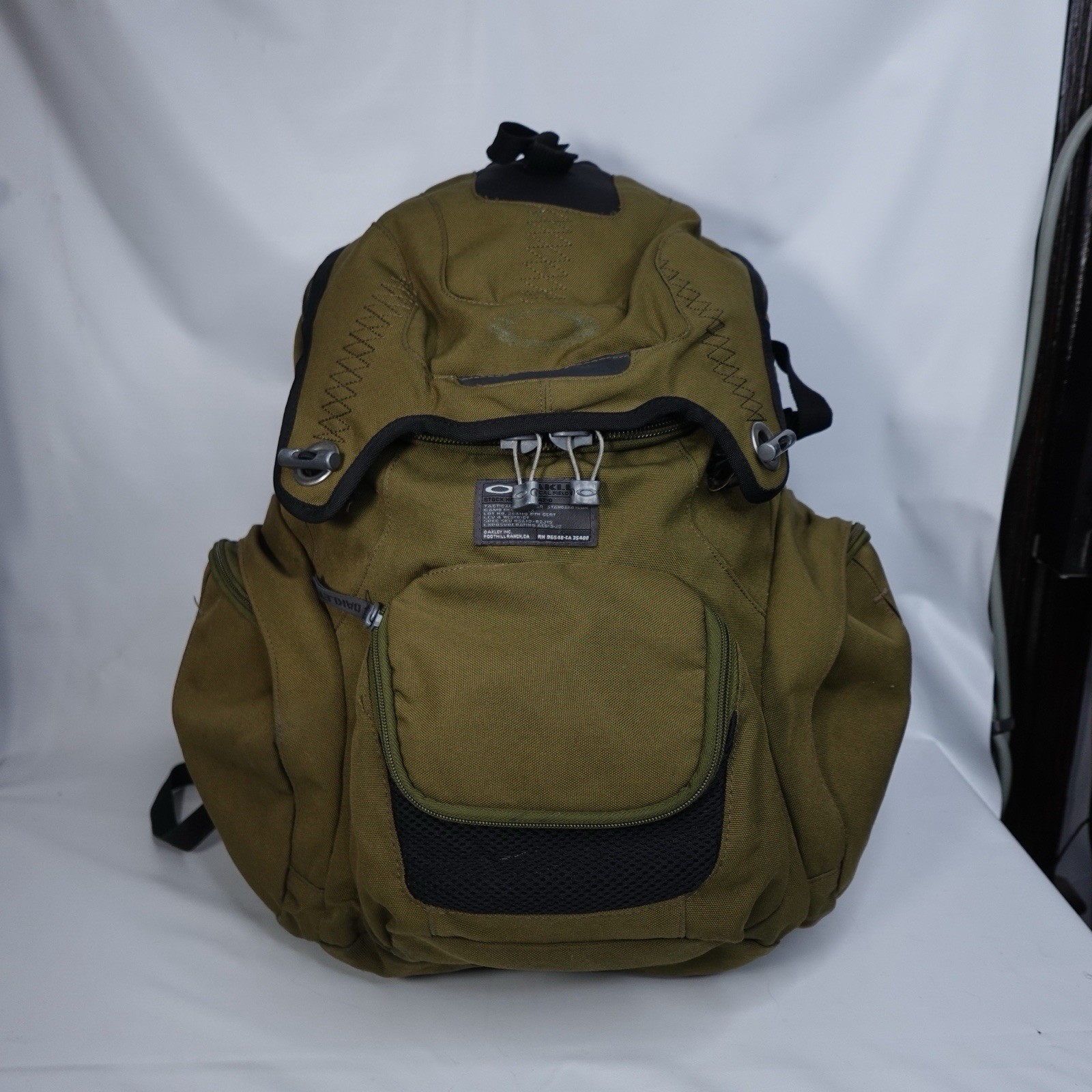 Vintage Y2K Oakley Panel Pack Backpack The Book Of Eli Green Tactical Bag