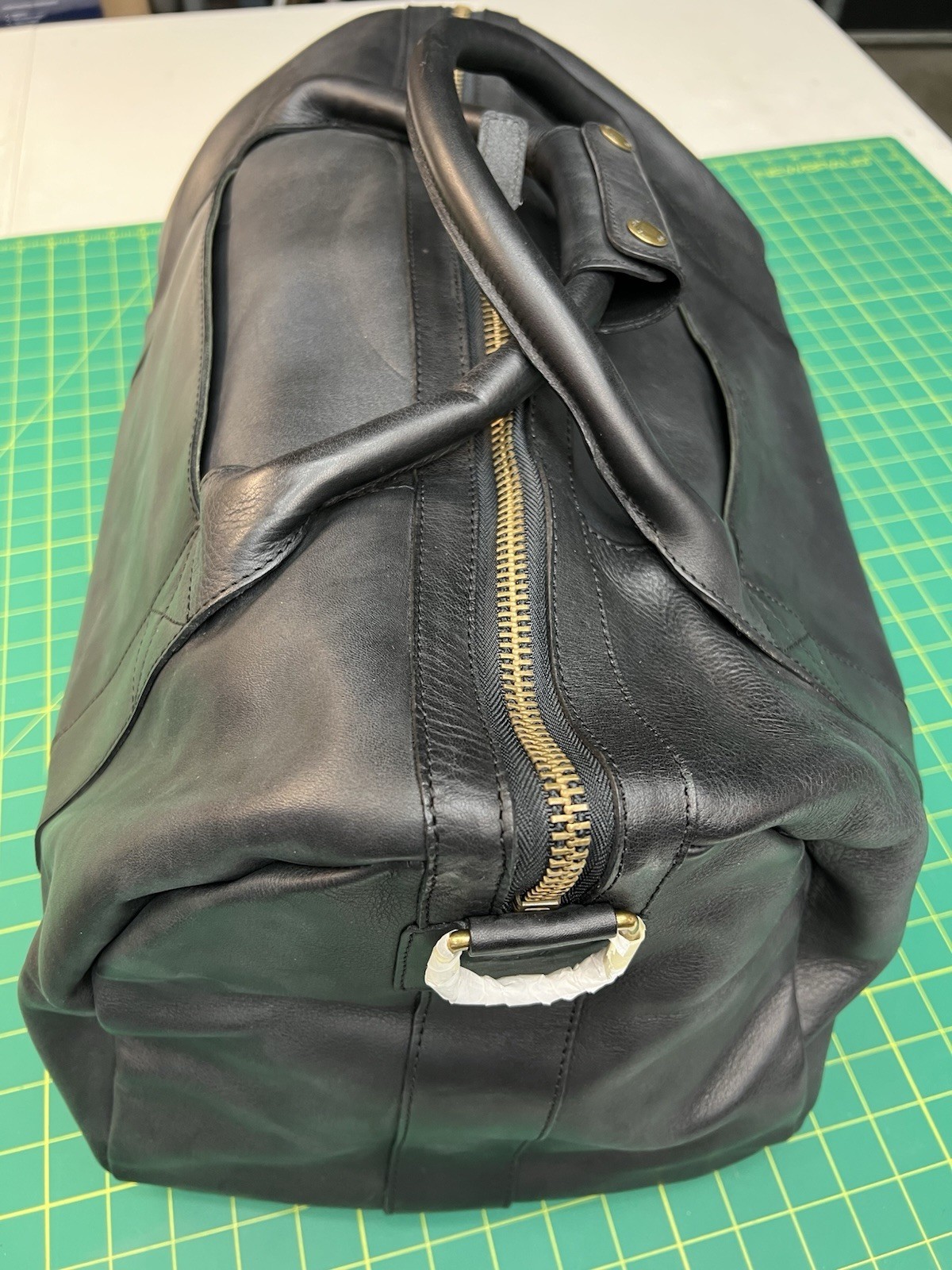 Tecovas Leather Weekender Duffle Bag Large Midnight Black Carry On Travel
