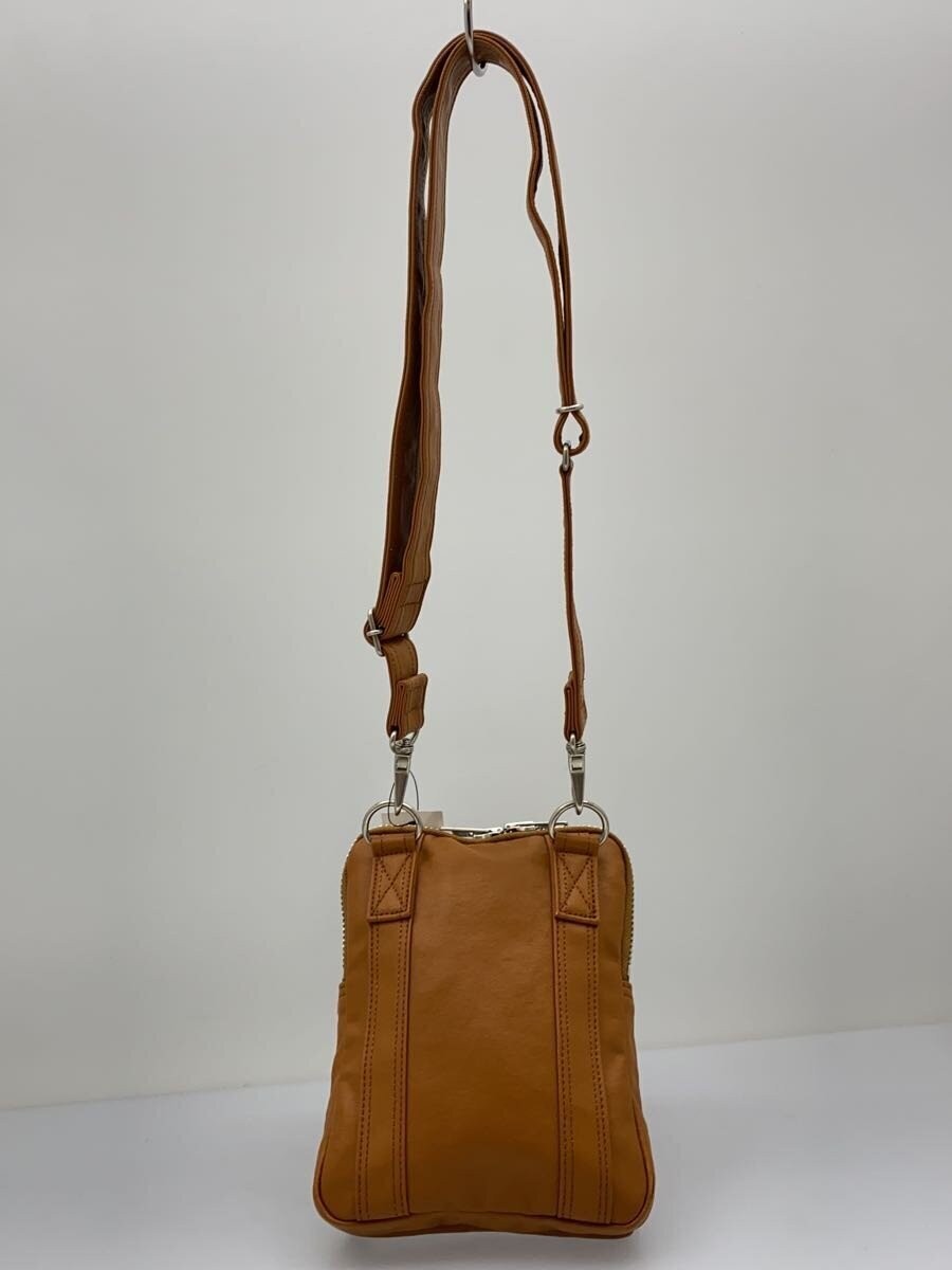 Authentic PORTER Shoulder Bag Camel Unlined 20cm Height 16cm Width Porter Sho