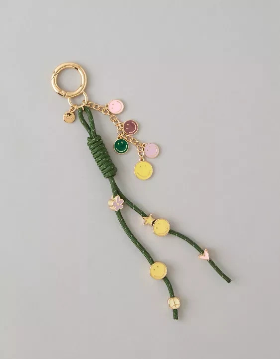 AE | Smiley face Messenger Bag bonus Keychain Bag Charm