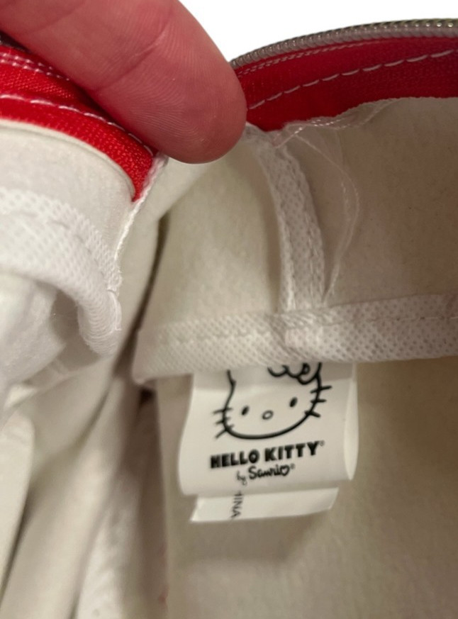 2023 HELLO KITTY x SANRIO White/Red MINI BACKPACK Kid youth School Book Hike Bag