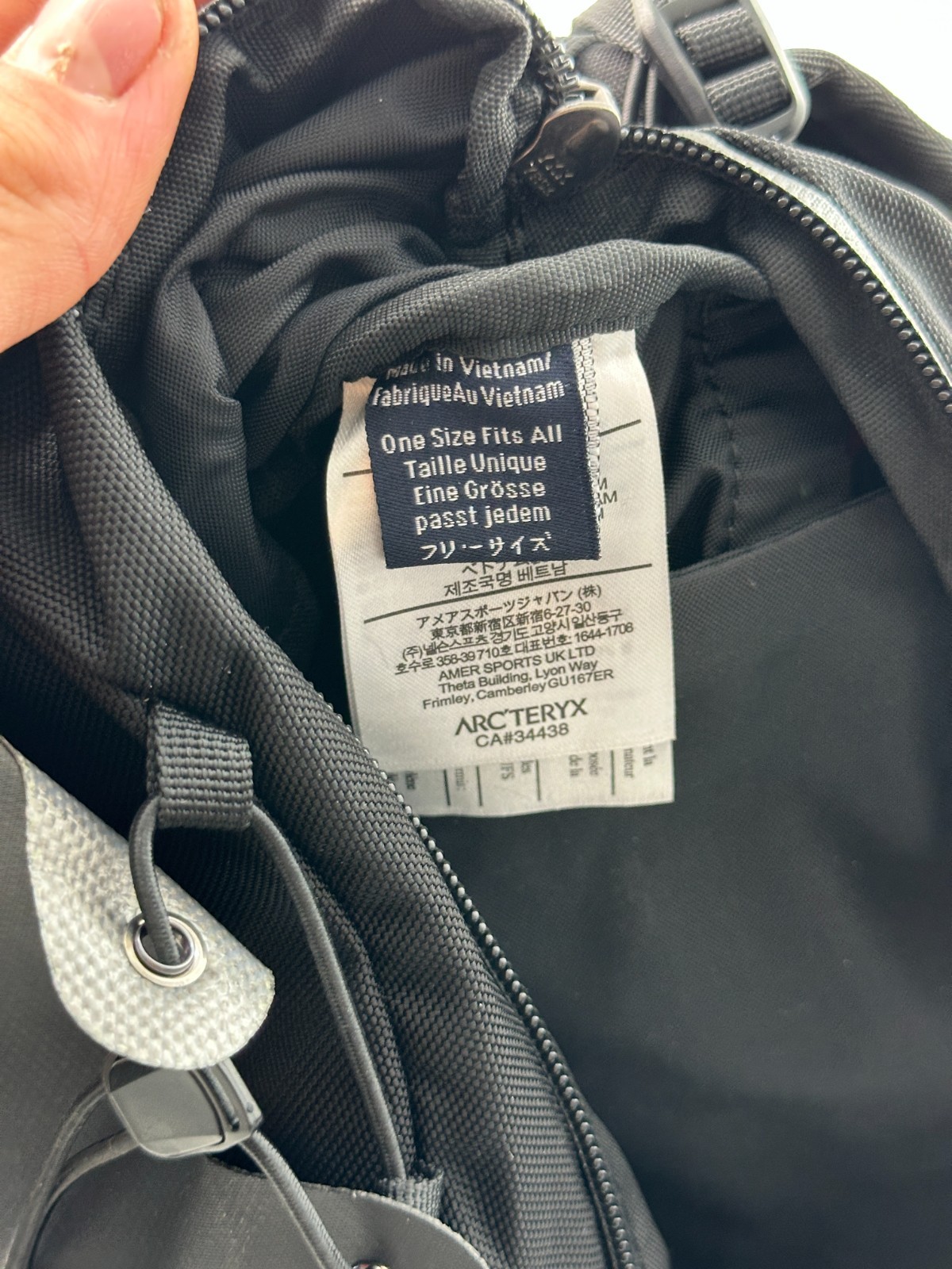 Arc’teryx Q5 Waistpack Black Outdoor Belt Bag Hiking EDC Crossbody Minimal Techw