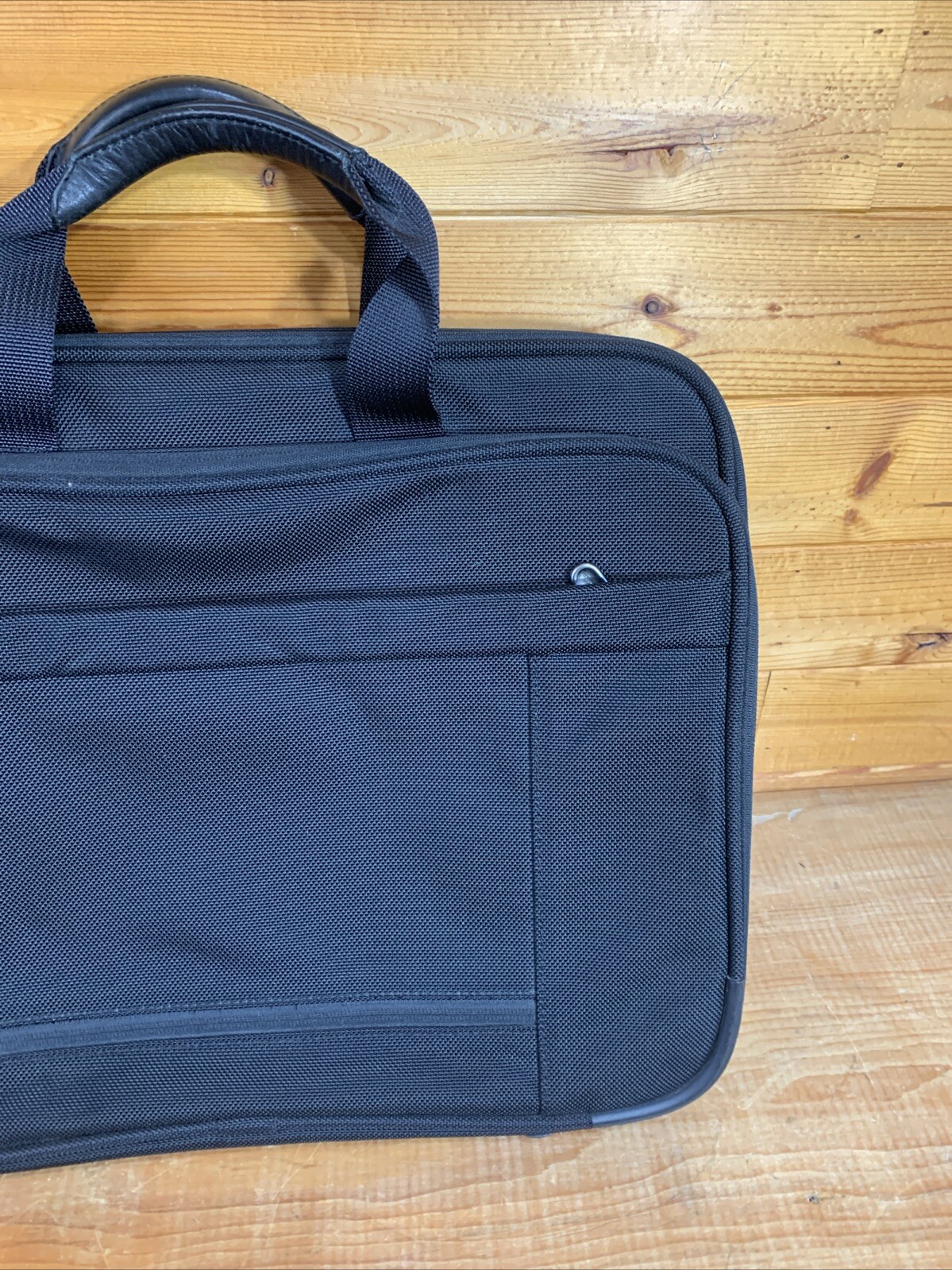 BRIGGS & RILEY 18″ Black Nylon Laptop Computer Bag Briefcase Luggage #BB140-4