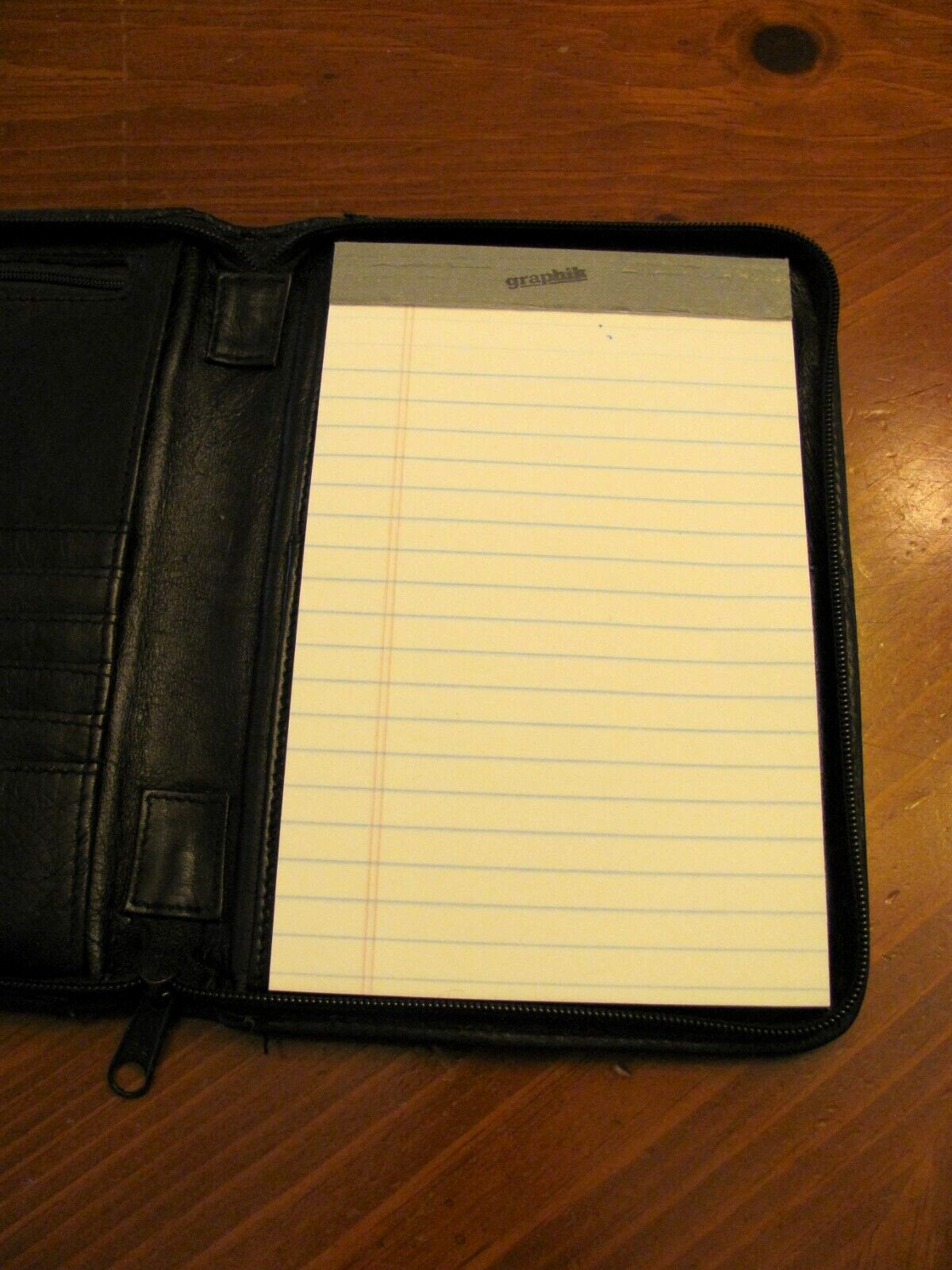 RARE ‘HOLT RENFREW’ BLACK LEATHER BUSINESS EXECUTIVE PORFOLIO ZIPPERED CASE EXC