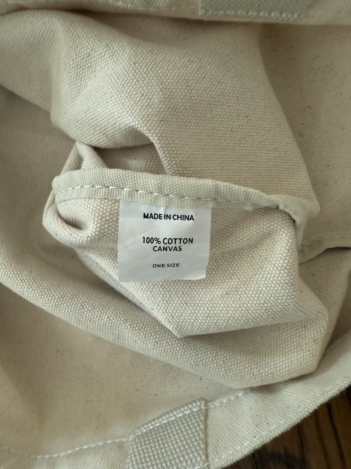 Sperry Top-Sider x Rowing Blazers Ivory Cotton Canvas Tote Bag NEW Natural