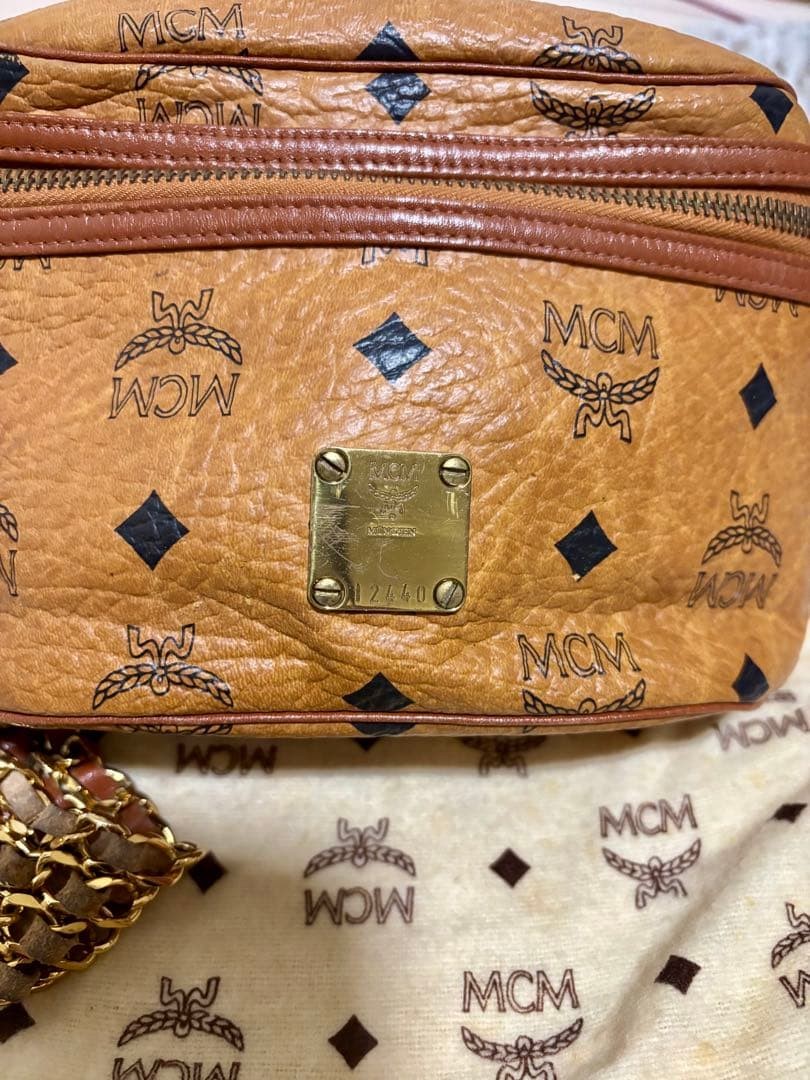 MCM Brown Shoulder Bag Waist Pouch
