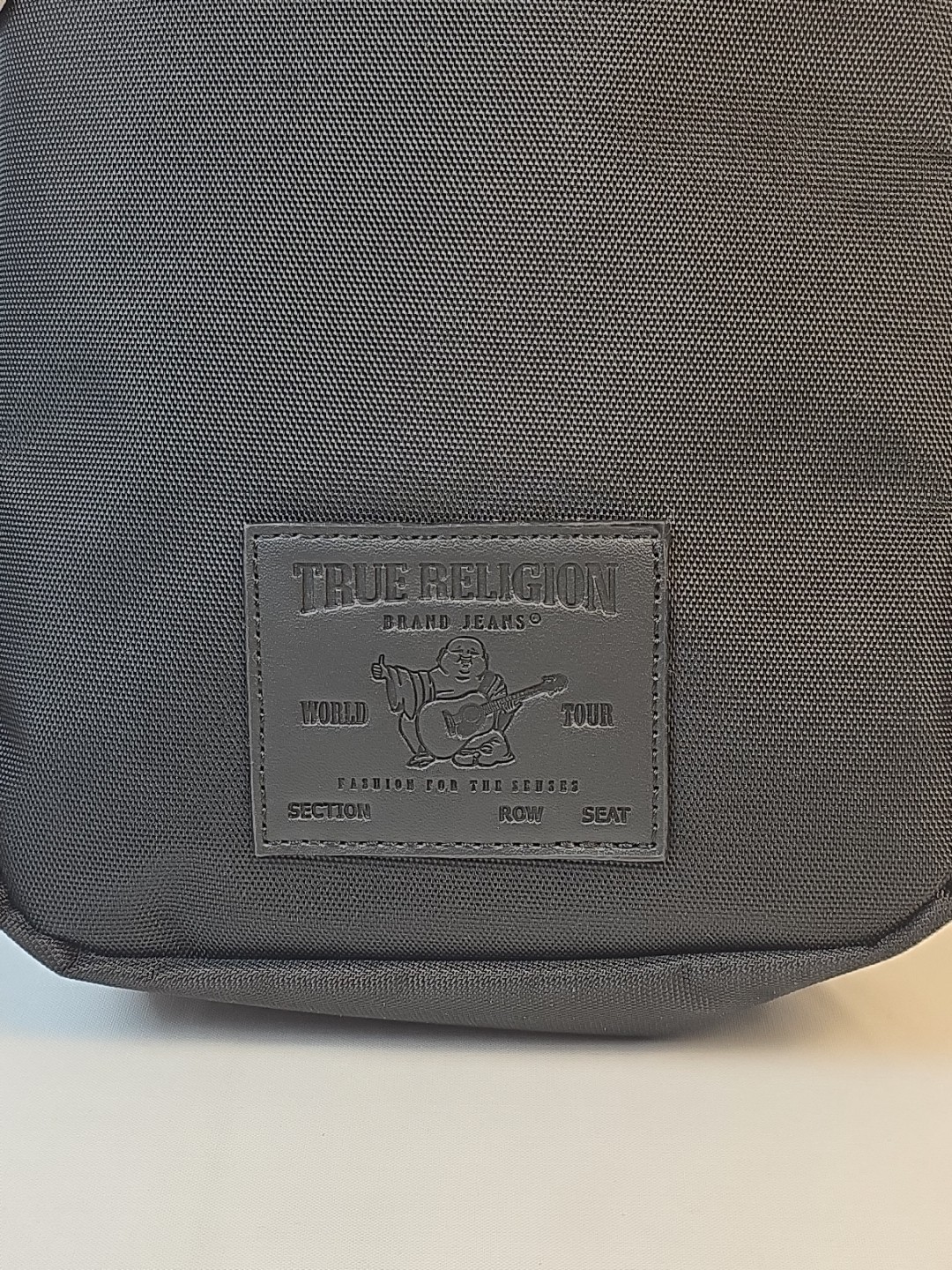 True Religion Buddha Patch Unisex Black YETA 2.0 Crossbody Bag TR104144 New