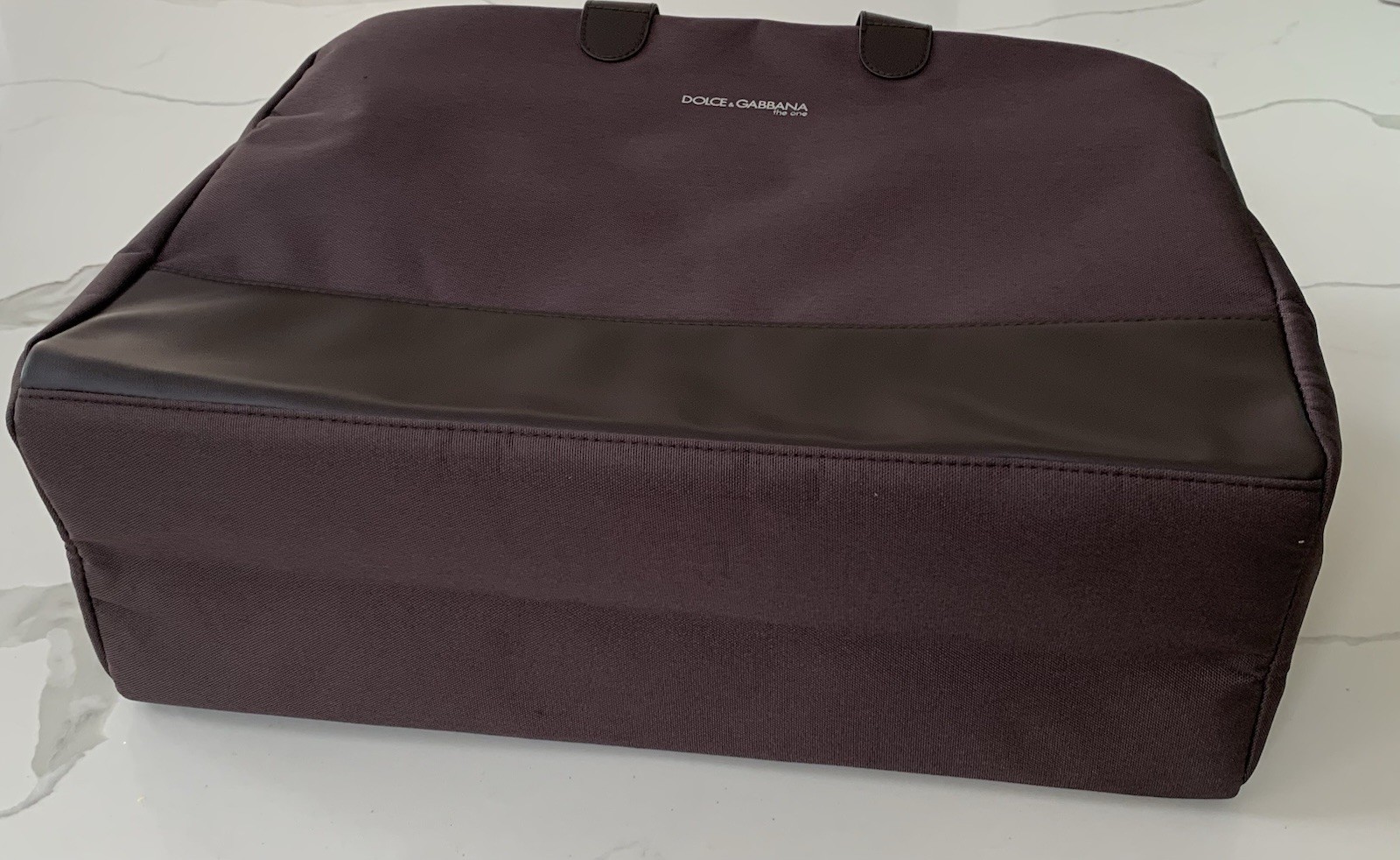 Dolce & Gabbana the one Brown Weekender Carry-on travel Gym Hand Bag New