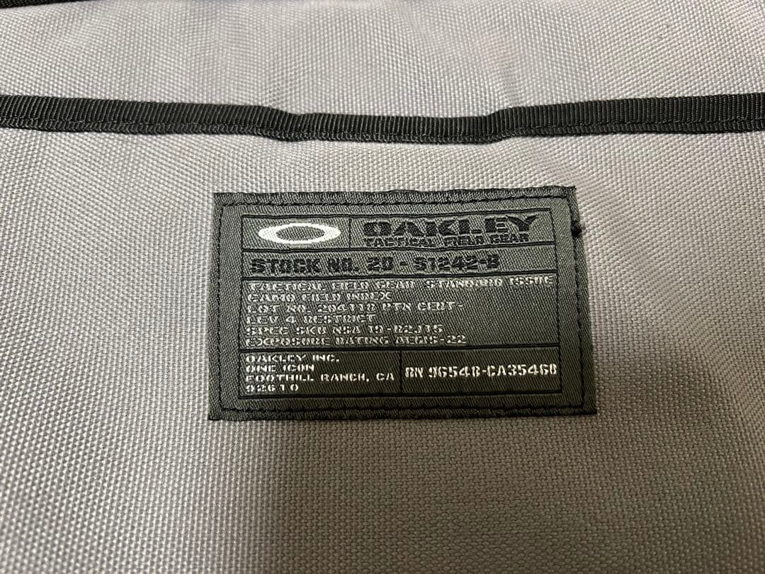 Oakley Tactical Field Gear SI Messenger Bag Black Gray Vintage Rare