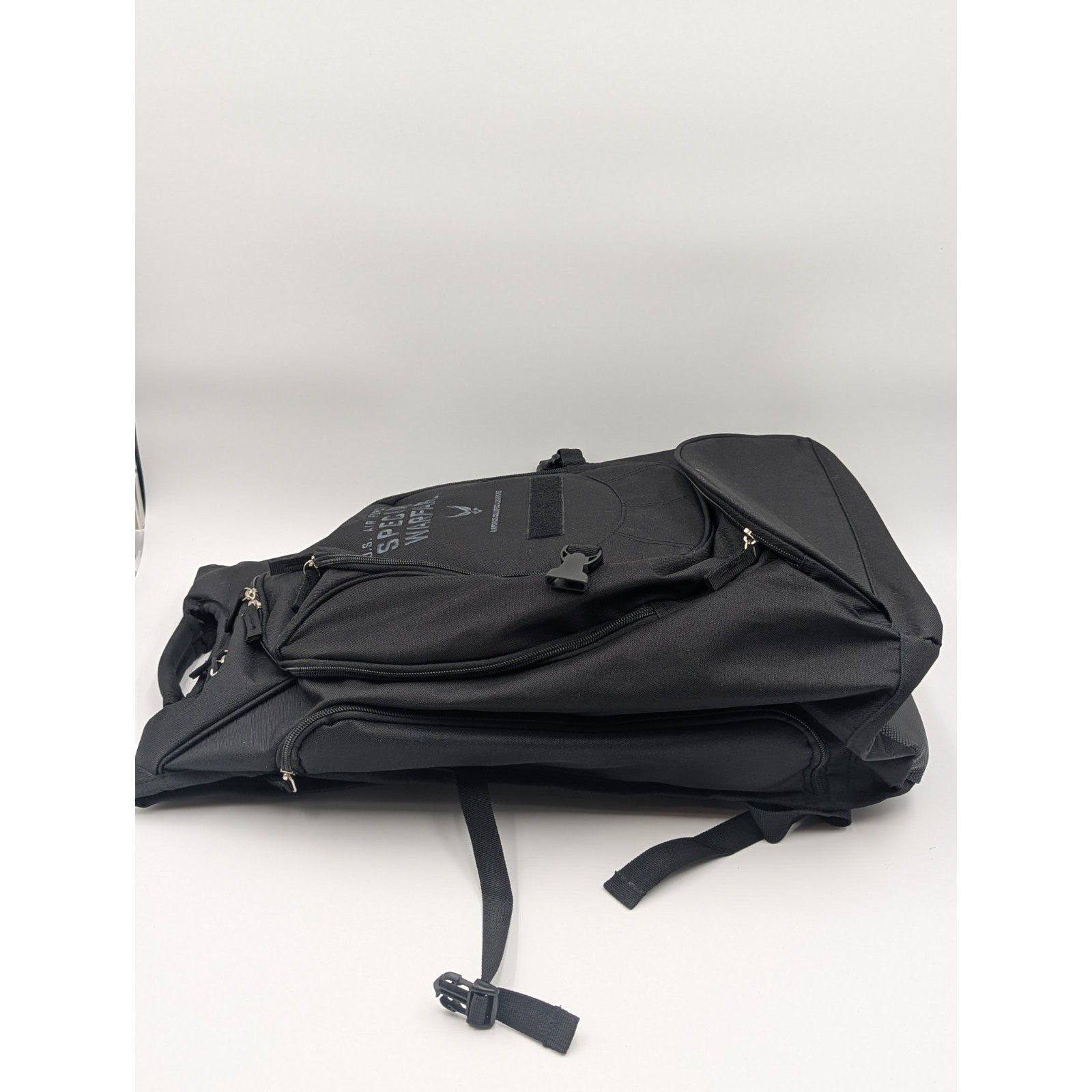 U.S. Air Force Special Warfare Black Backpack Large Tactical Travel Gym Bag