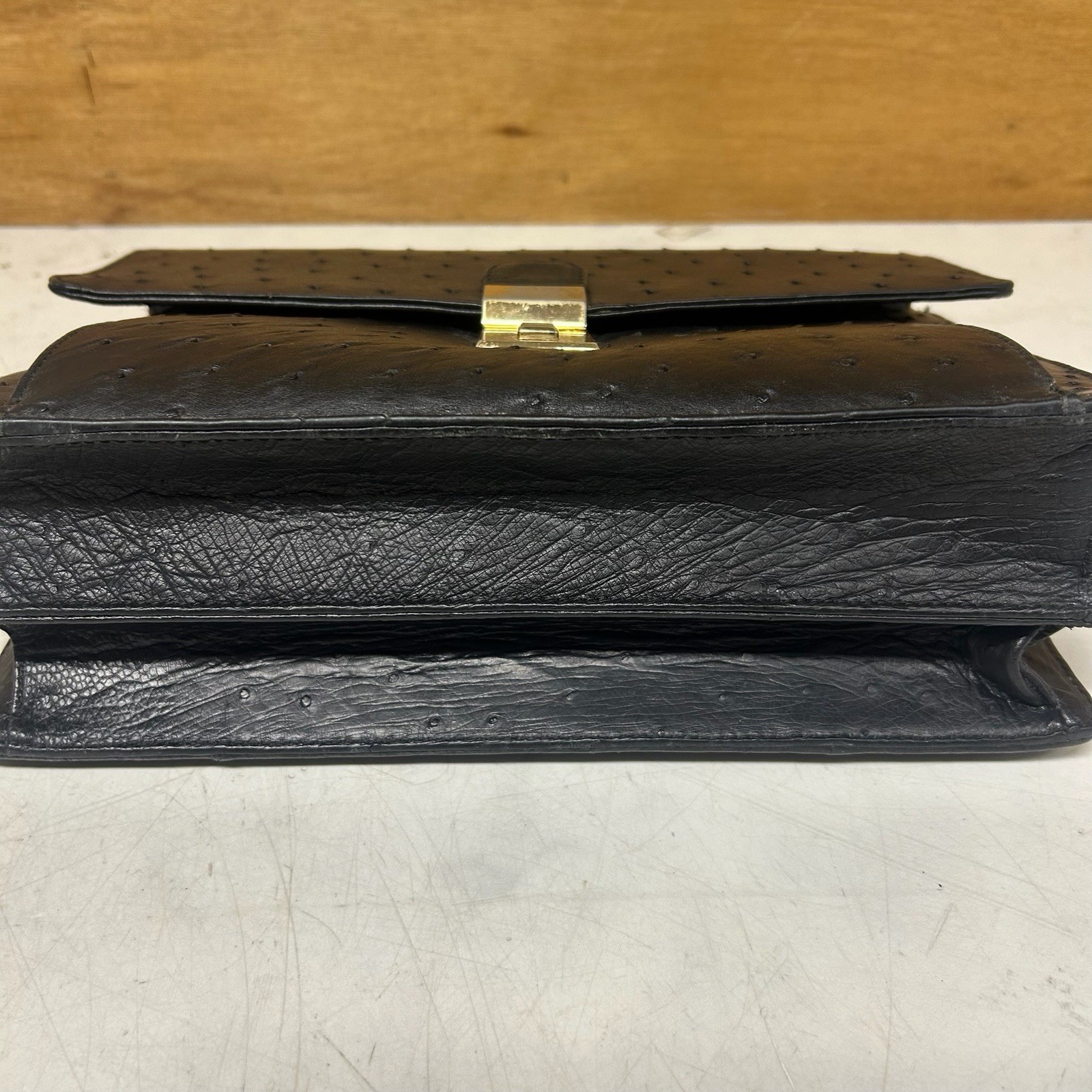 Vintage Black Dial Lock Business Briefcase Bag Key Unknown