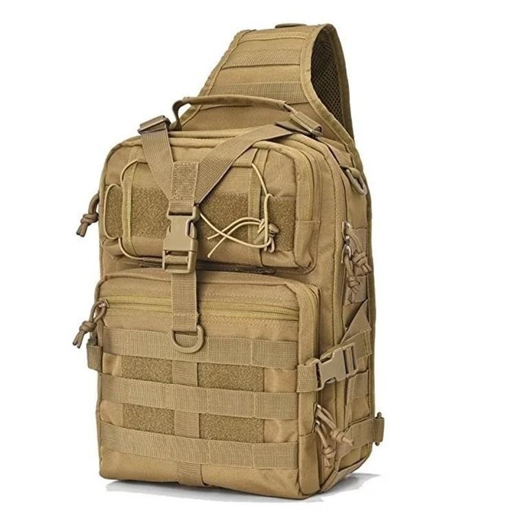 Tactical Chest Bag Waterproof Oxford Sling Crossbody Camouflage