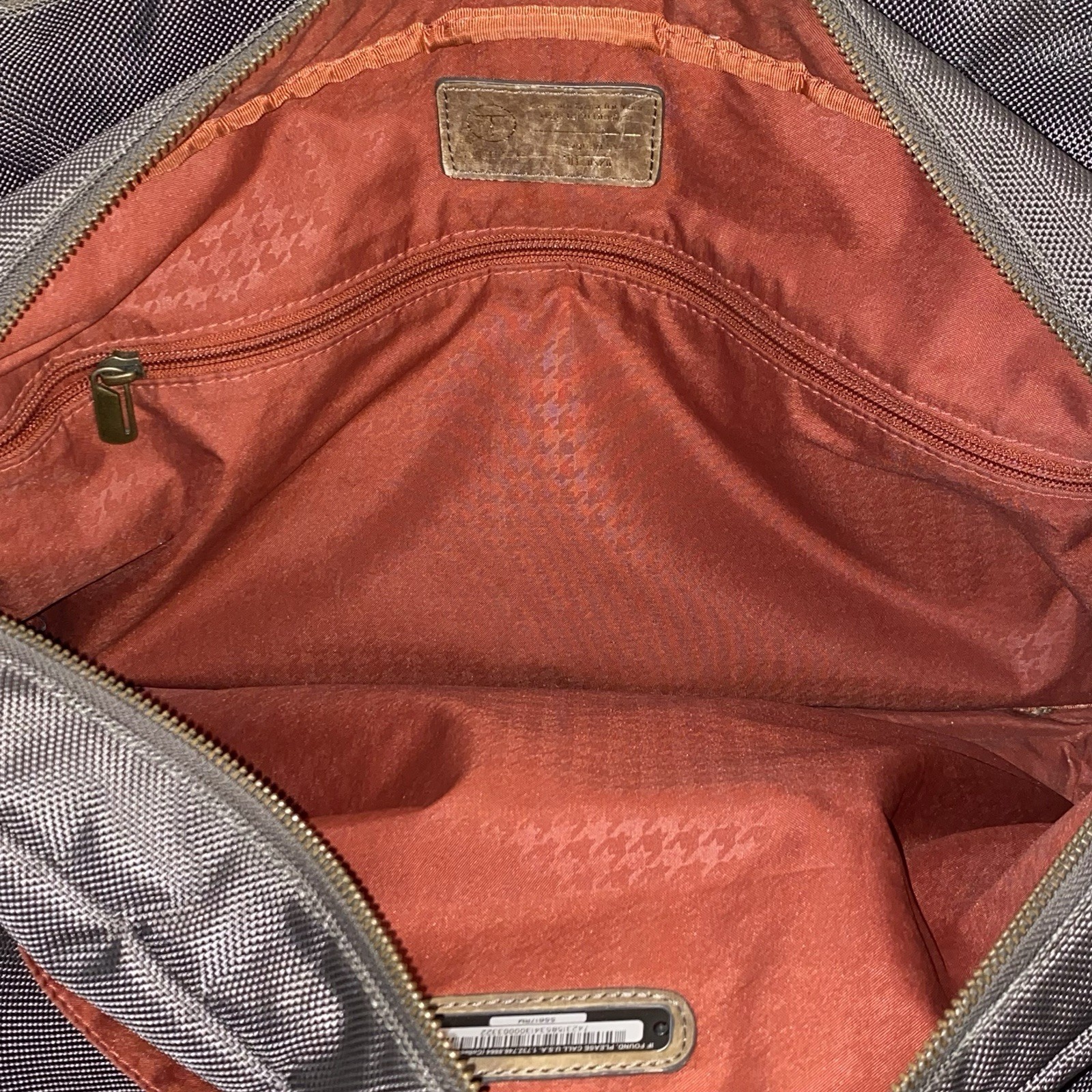 Tumi T-Tech Forge Bethelhem Portfolio Business Briefcase Leather Canvas