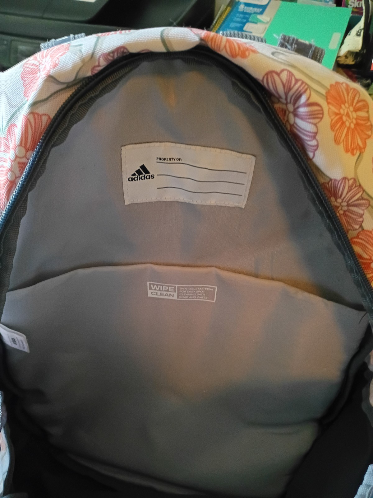 adidas Excel 6 Backpack Seed Camo Floral White / Wonder Clay / Onix Grey