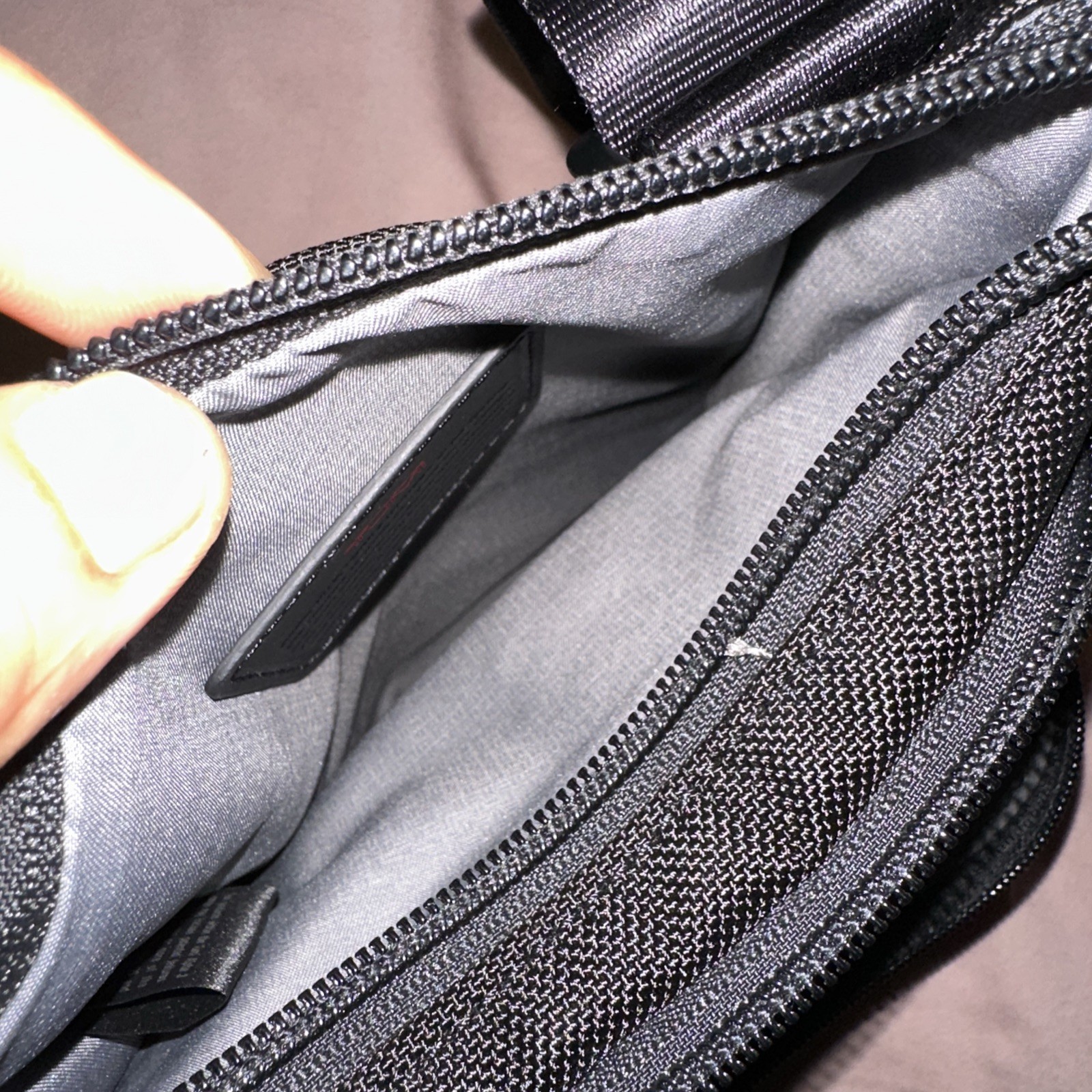 TUMI Alpha 3 Pocket Bag Small Black Crossbody Shoulder Travel Bag