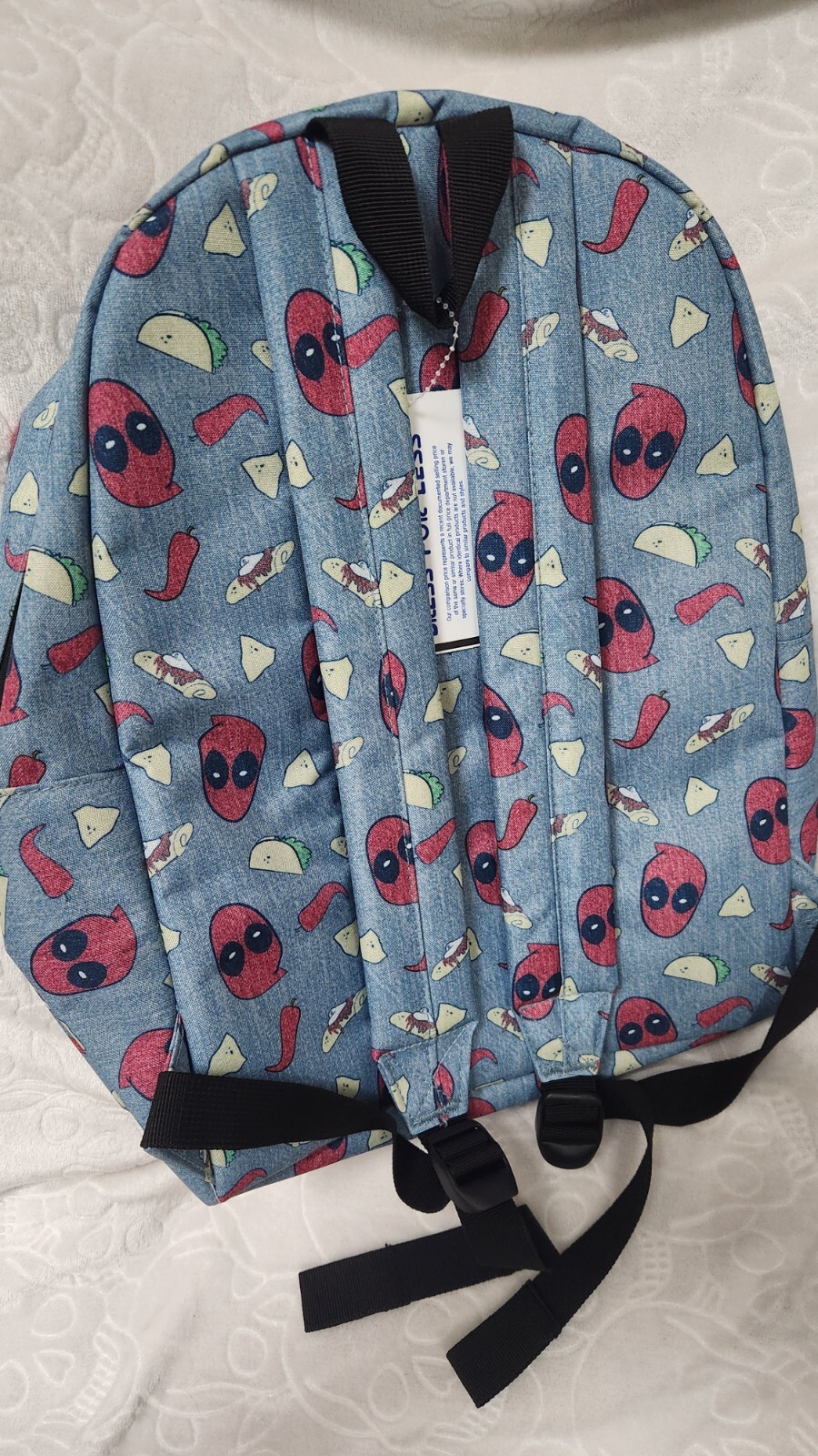 DEADPOOL Tacos & Chimichangas BACKPACK◇NEW◇Authentic Marvel◇Sold out & rare