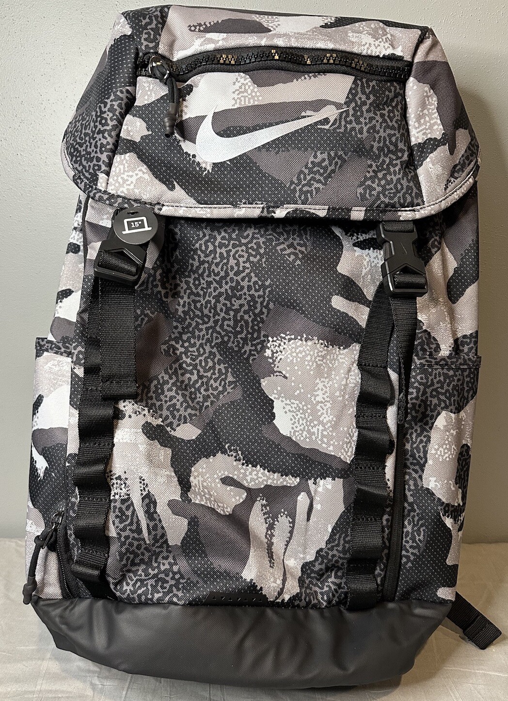 Nike Vapor Speed Printed Black Backpack BA5815-011 NWOT
