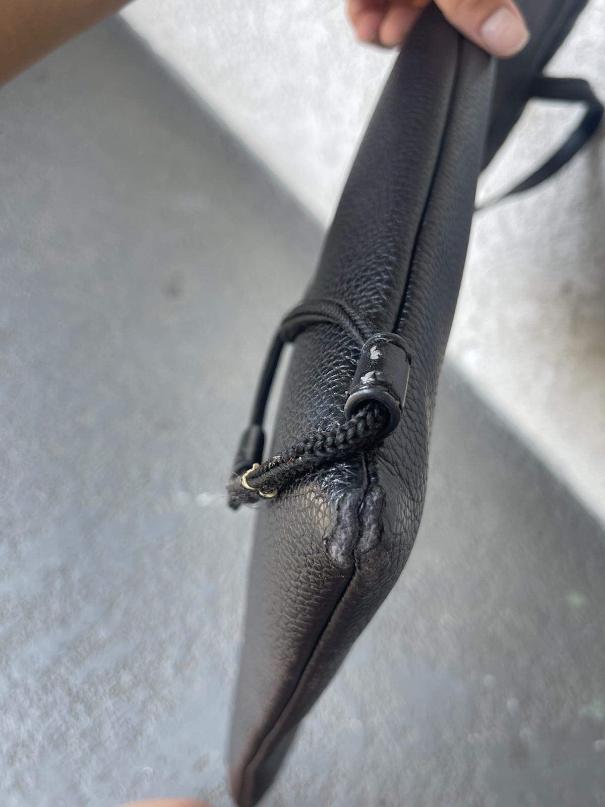 GUCCI x Coco Capitán Logo Leather Drawstring Backpack