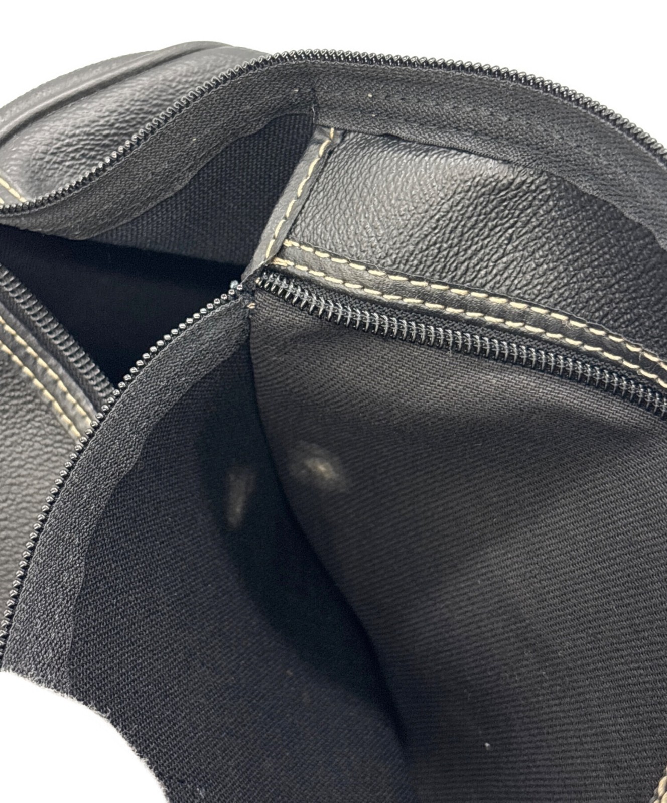 Christian Dior Boston bag Black Leather Men Duffle bag Large capacity