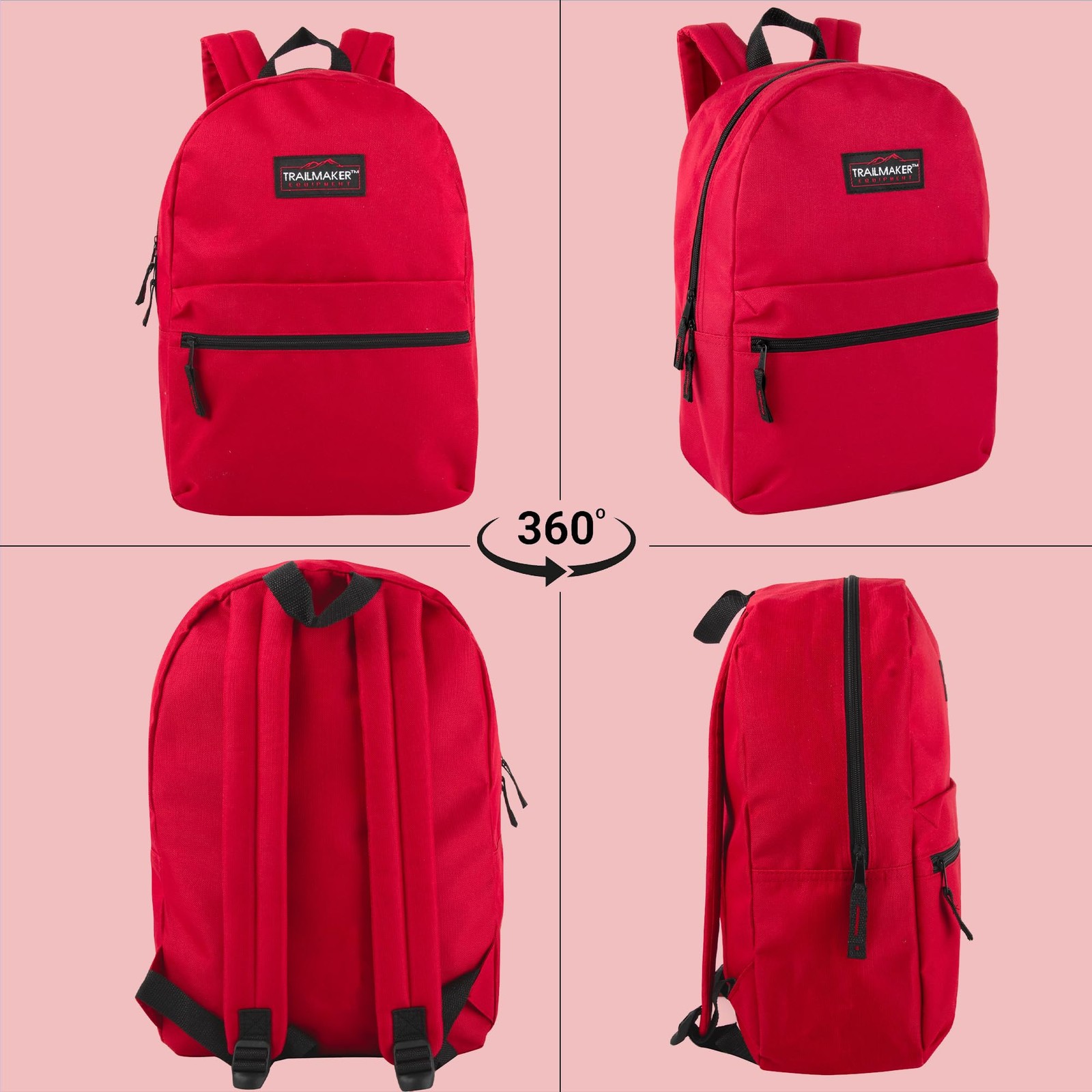 Classic 17 inch Backpacks with Adjustable Padded Straps | School Backpacks fo…