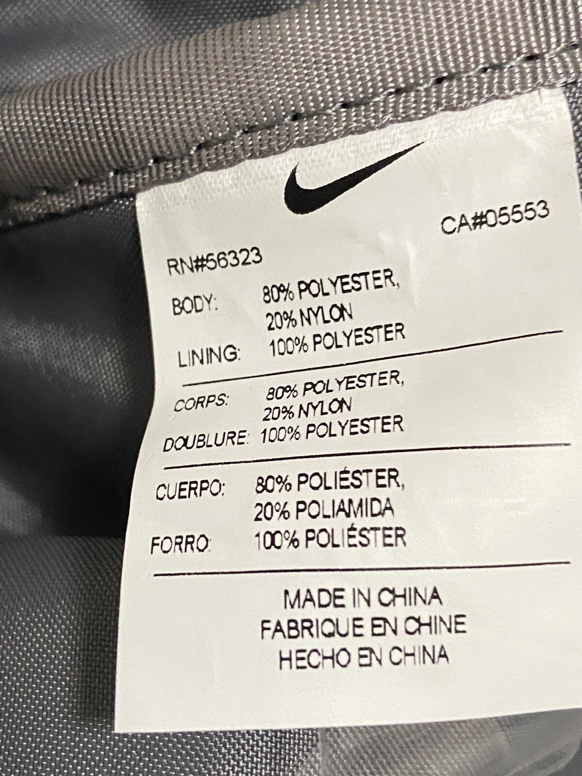 Nike Golf Blend 1 Duffle Bag 20×12 Black