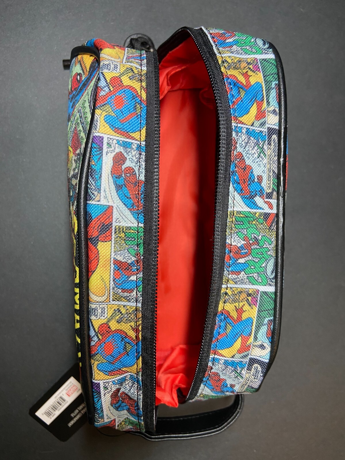 Marvel The Amazing Spider-Man Not Today! Dopp Kit with Bottle Multi-Color NEW