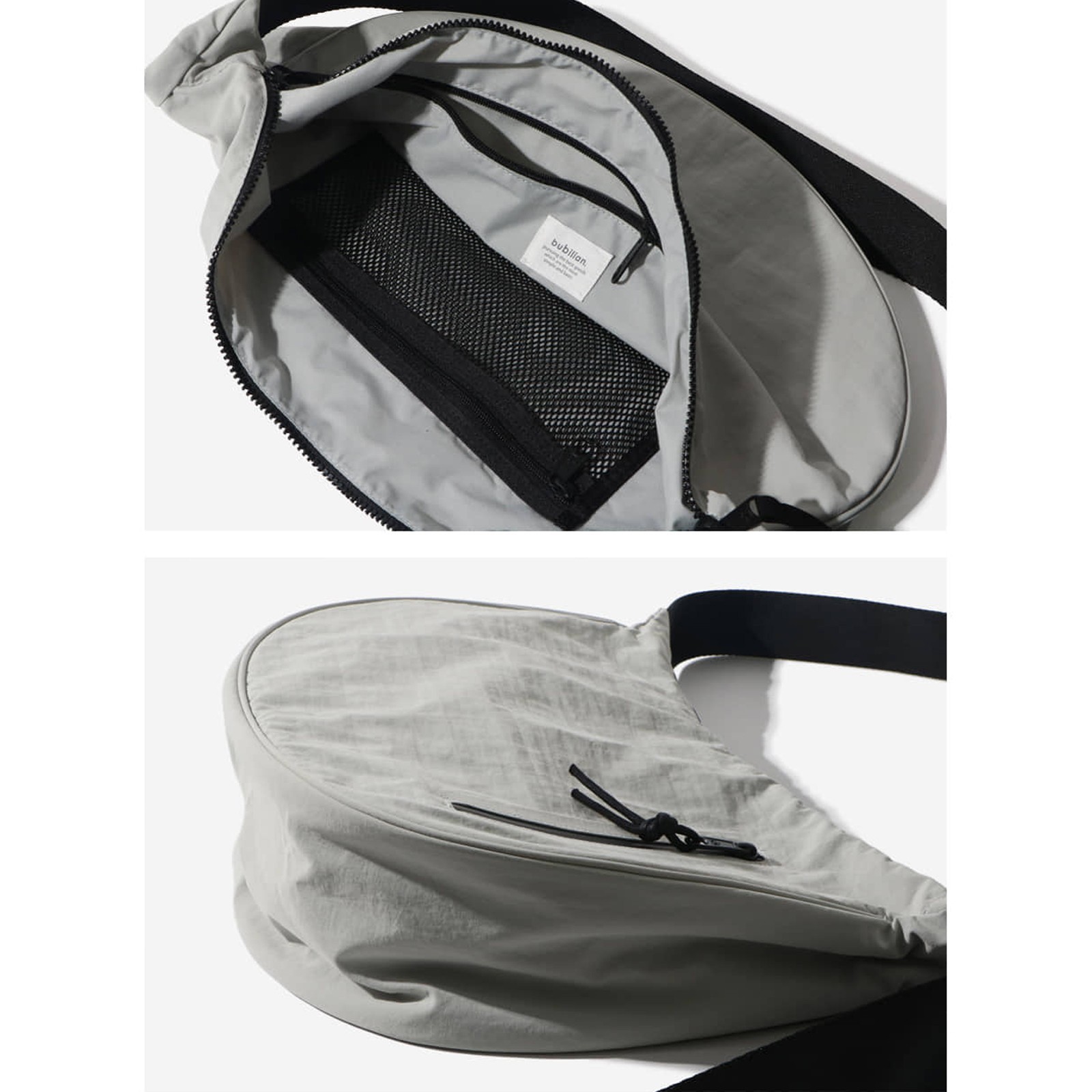 BUBILIAN Modish Cross Bag Gray | Unisex | Travel Bag | Made in Korea (Mini)