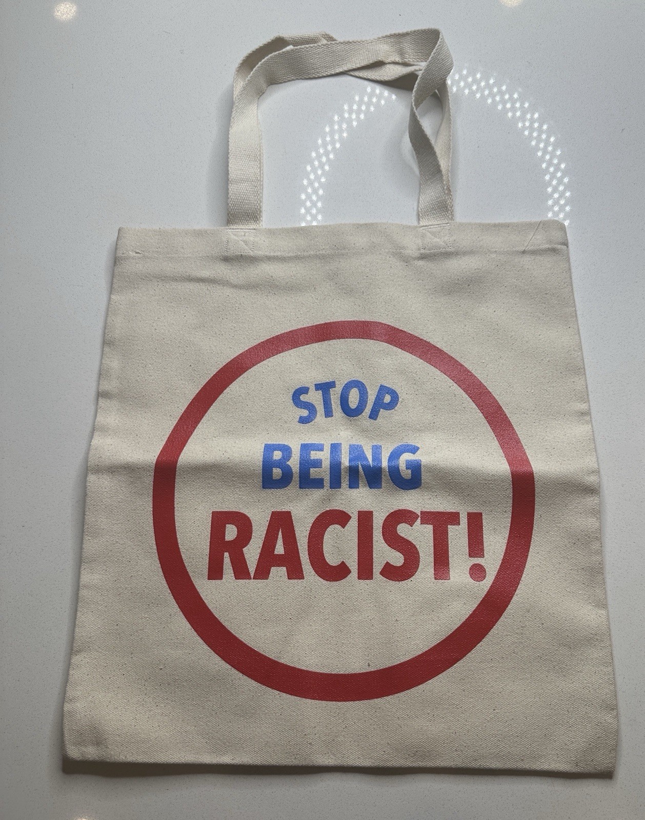 Gallery Dept Stop Being Racist Tote Bag New Canvas