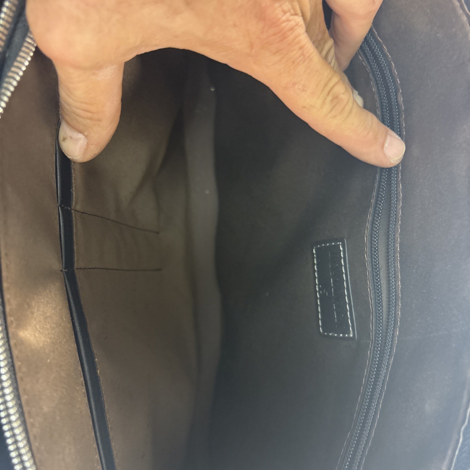 BOSTANTEN Leather Briefcase Laptop Bag , Shoulder Strap , Nickel Hardware