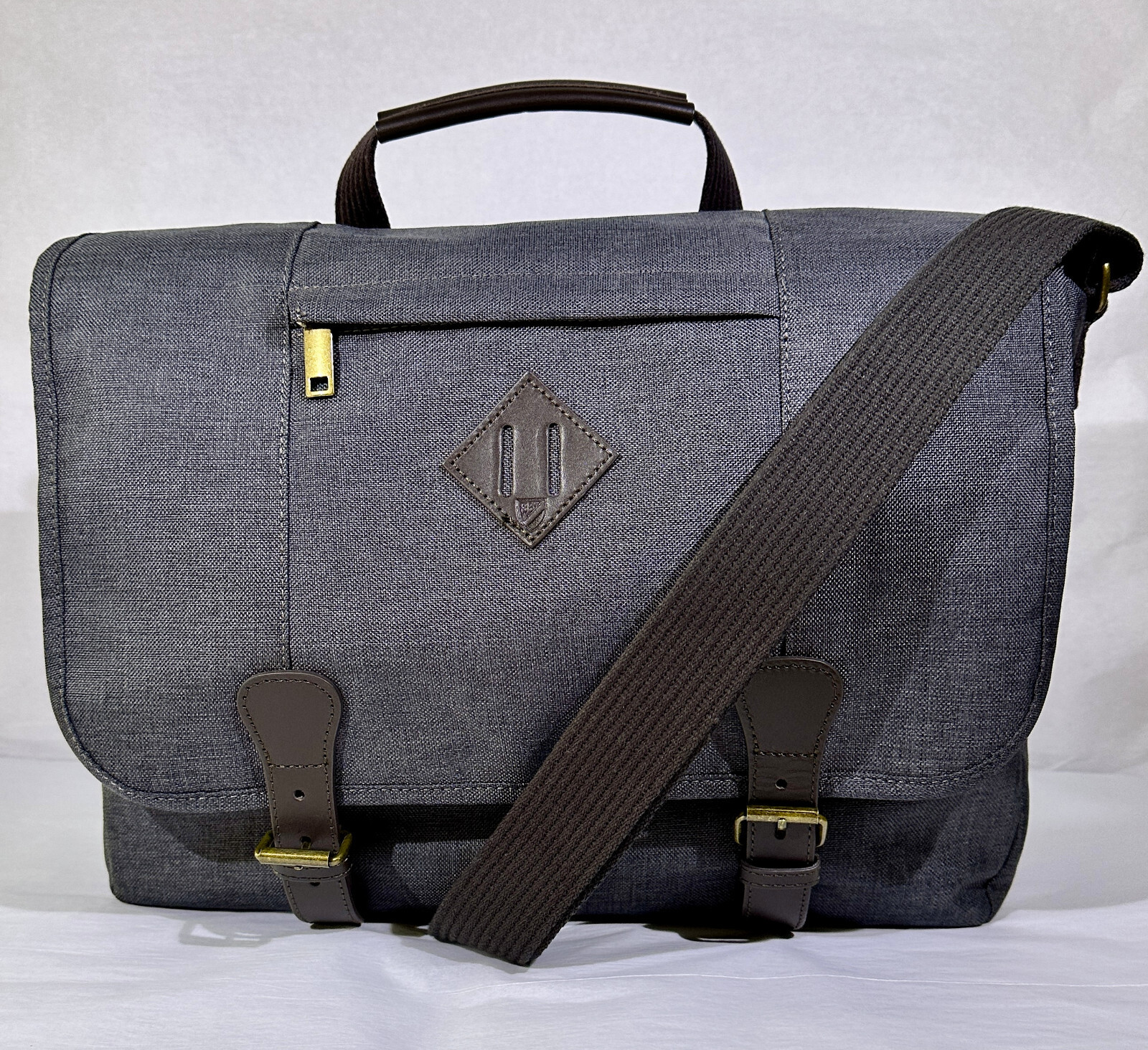 Cremieux Gray Polyester Messenger Bag