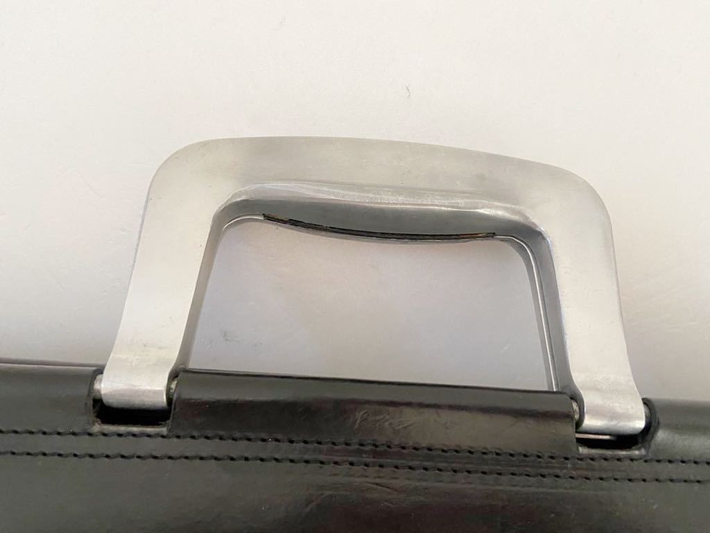 Used BillAmberg Rocket Bag Briefcase Black Silver Bill Amberg Dulles Bag