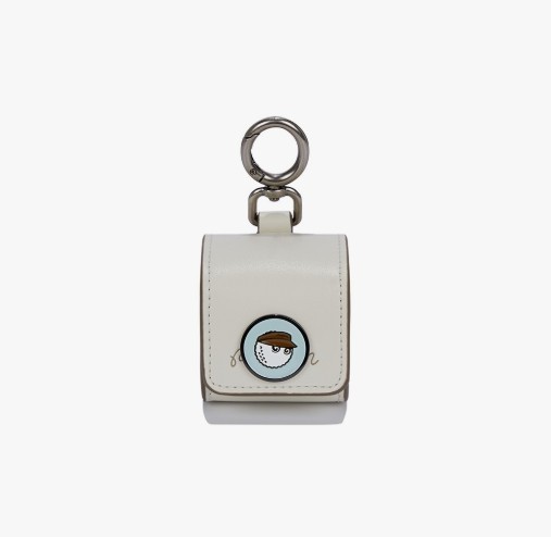 Genuine Malbon Golf Malbon Ball Marker Ball Case IVORY