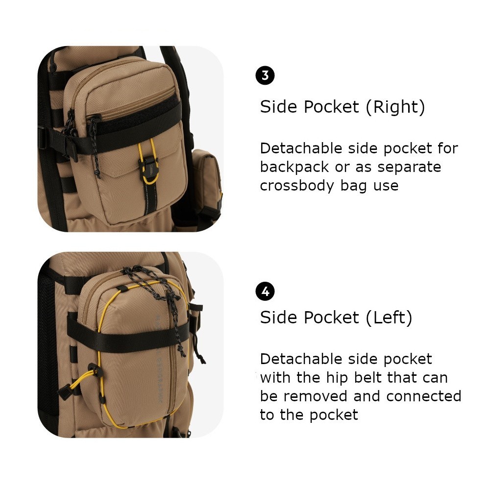 National Geographic FIELD ENGINEERED Backpack Bag Men Women Travel Hiking Laptop
