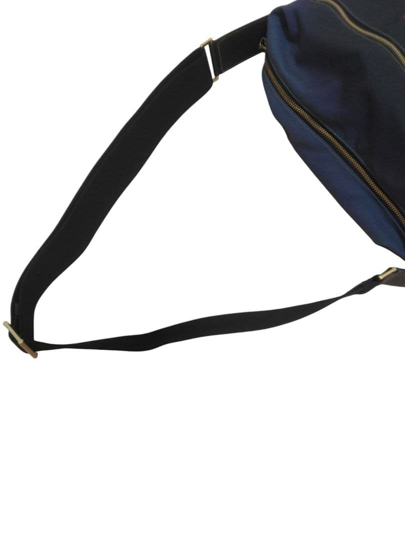 Paul Smith Mini Cooper Print Shoulder Bag Black Genuine Leather Mens Japan Used
