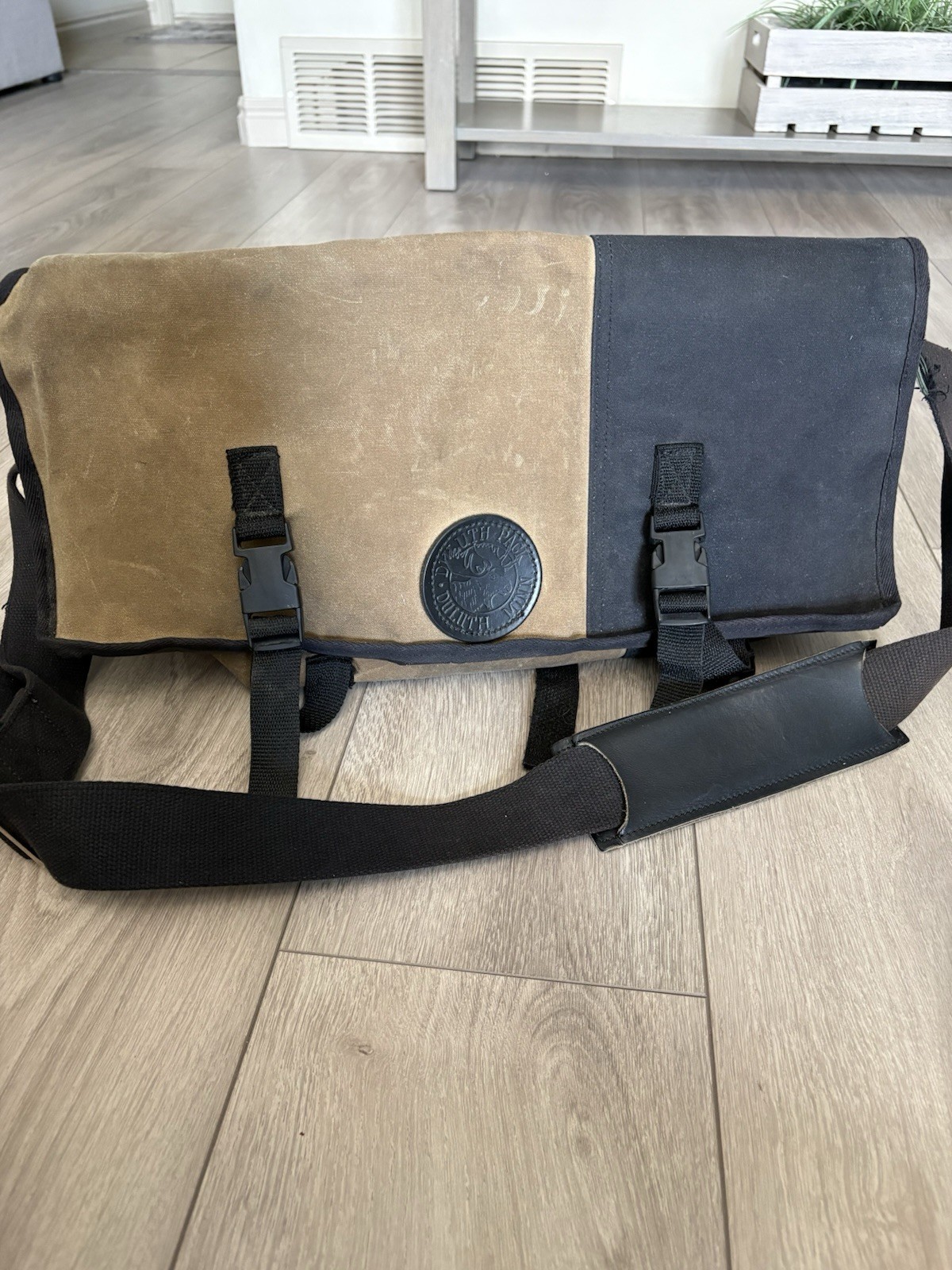 Rare Vintage Duluth Pack Duffel Bag Wax Canvas Leather