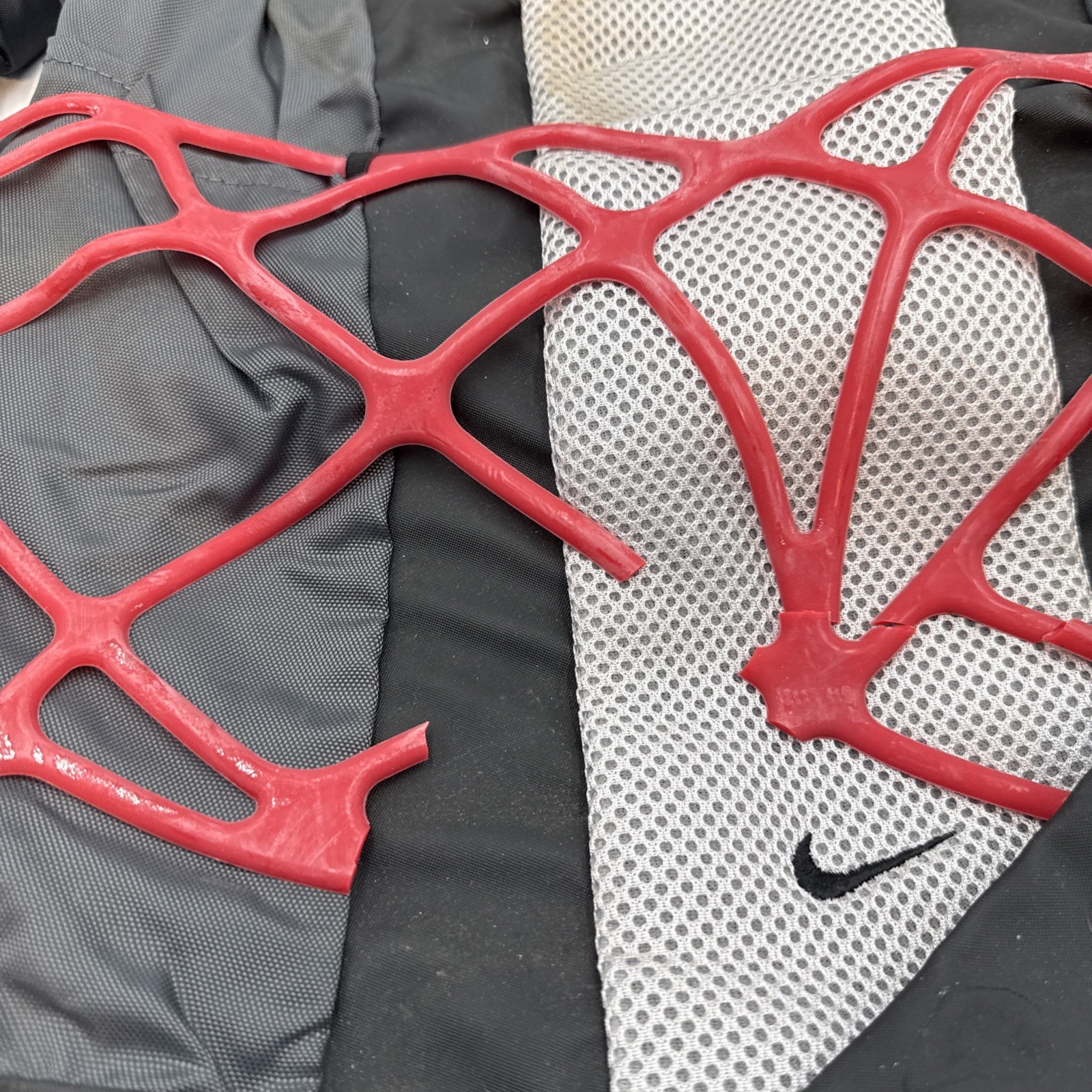 Nike VTG 90s Y2K Rubber Web Mesh Retro Backpack RARE!