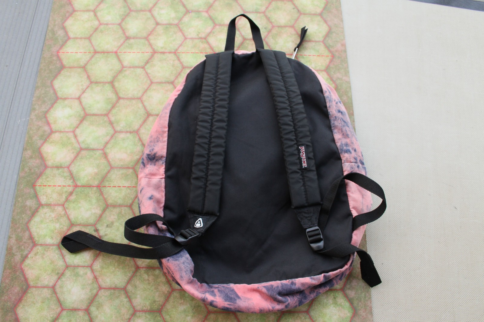 Vintage Jansport Backpack Dapack -Blue Pink Dyed -Retro Y2K 90s