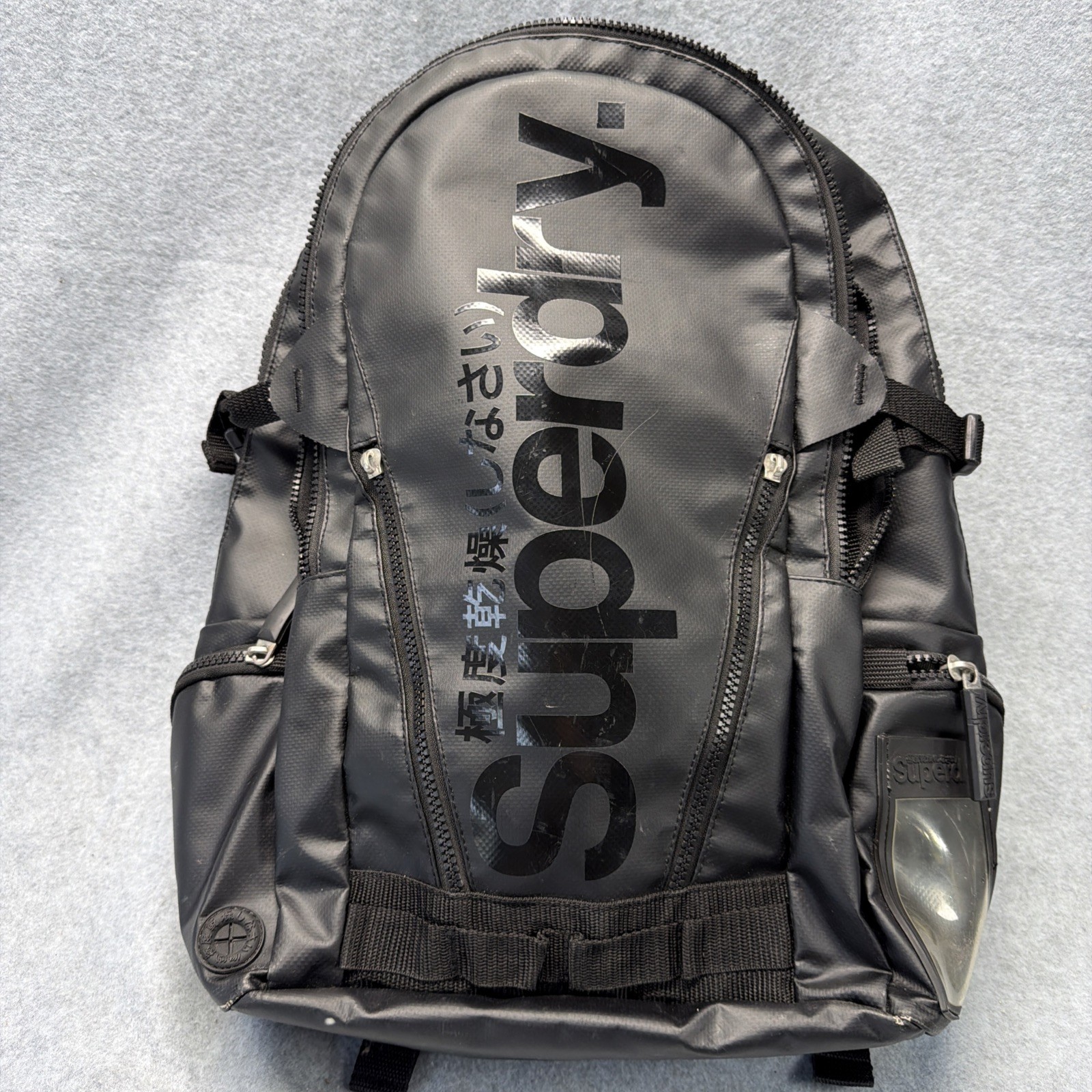 Superdry Men’s Black Label Luggage Tactical Backpack Read Description