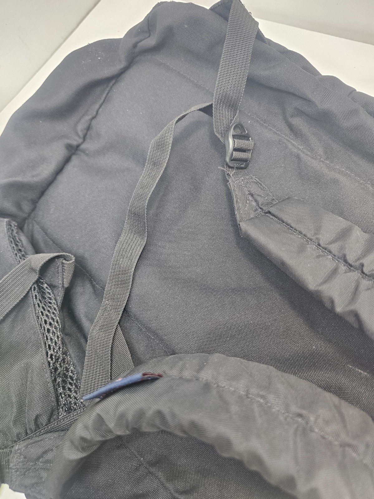 JanSport Cross Town Backpack Black JS0A47LW Water Bottle Pocket Bookbag