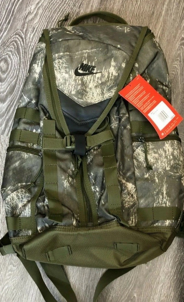 Nike SFS Recruit Printed Training Backpack Realtree Green Camo $125 BA6377-395