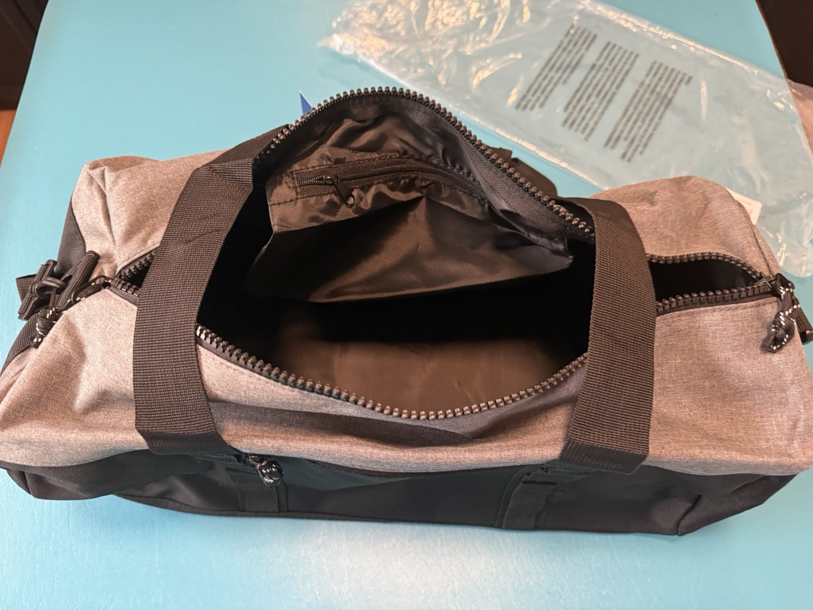 Champion Black & Gray Duffle Bag Brand New With Tags