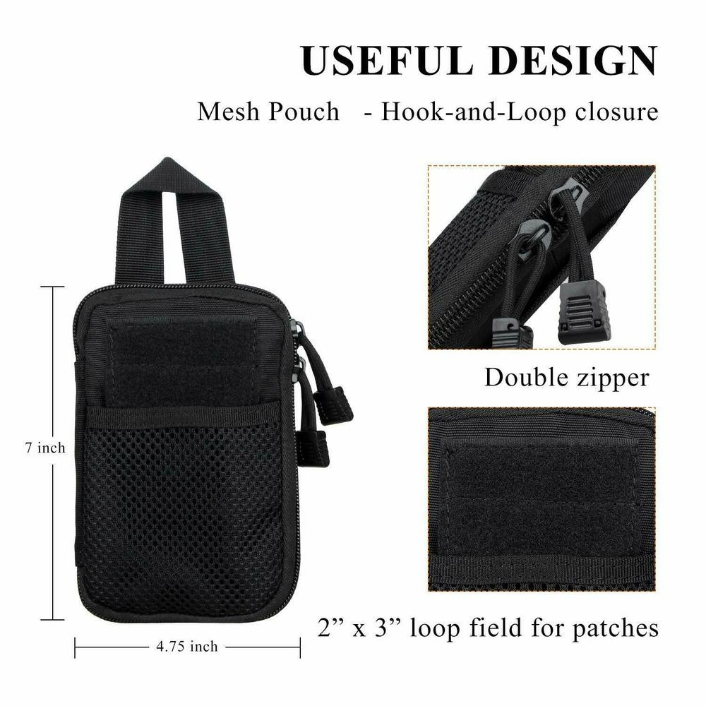 Tactical EDC Outdoor Molle Pouch Sports Hunting Pack Belt Storage Utility Bag US