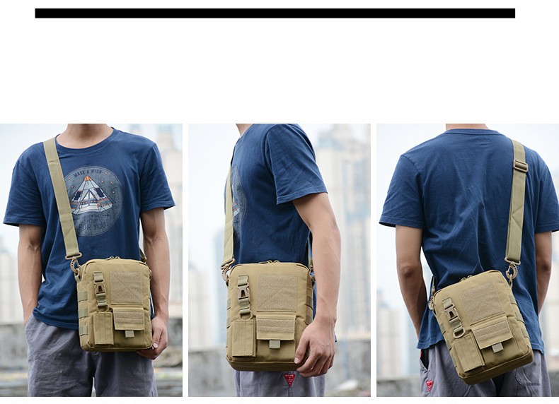 Tactical Messenger Shoulder Bag Military Crossbody Bag for Travel Daily Use Pack