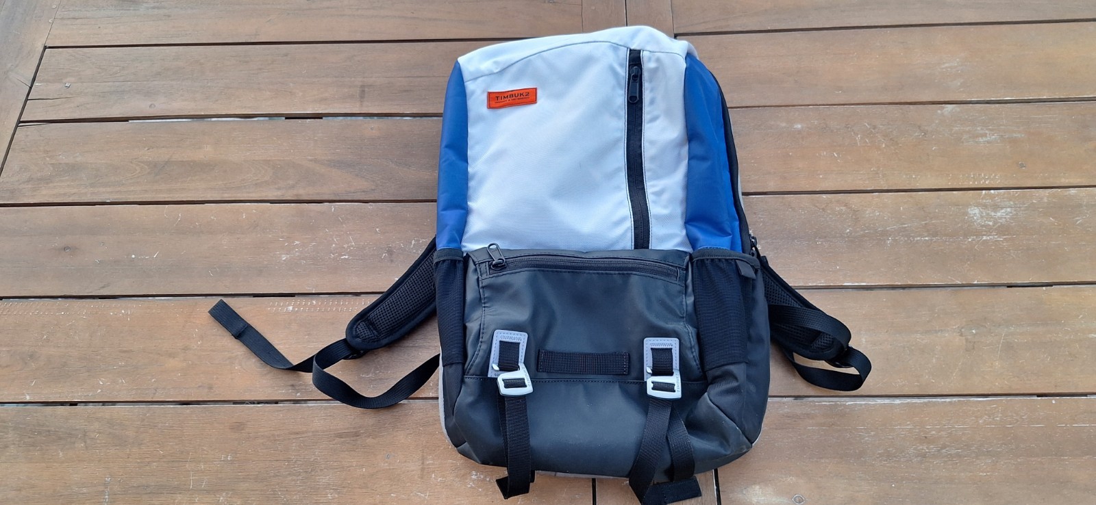 Timbuk2 Alcatraz Made in San Francisco USA Custom Backpack EUC Stitch Flaw EUC